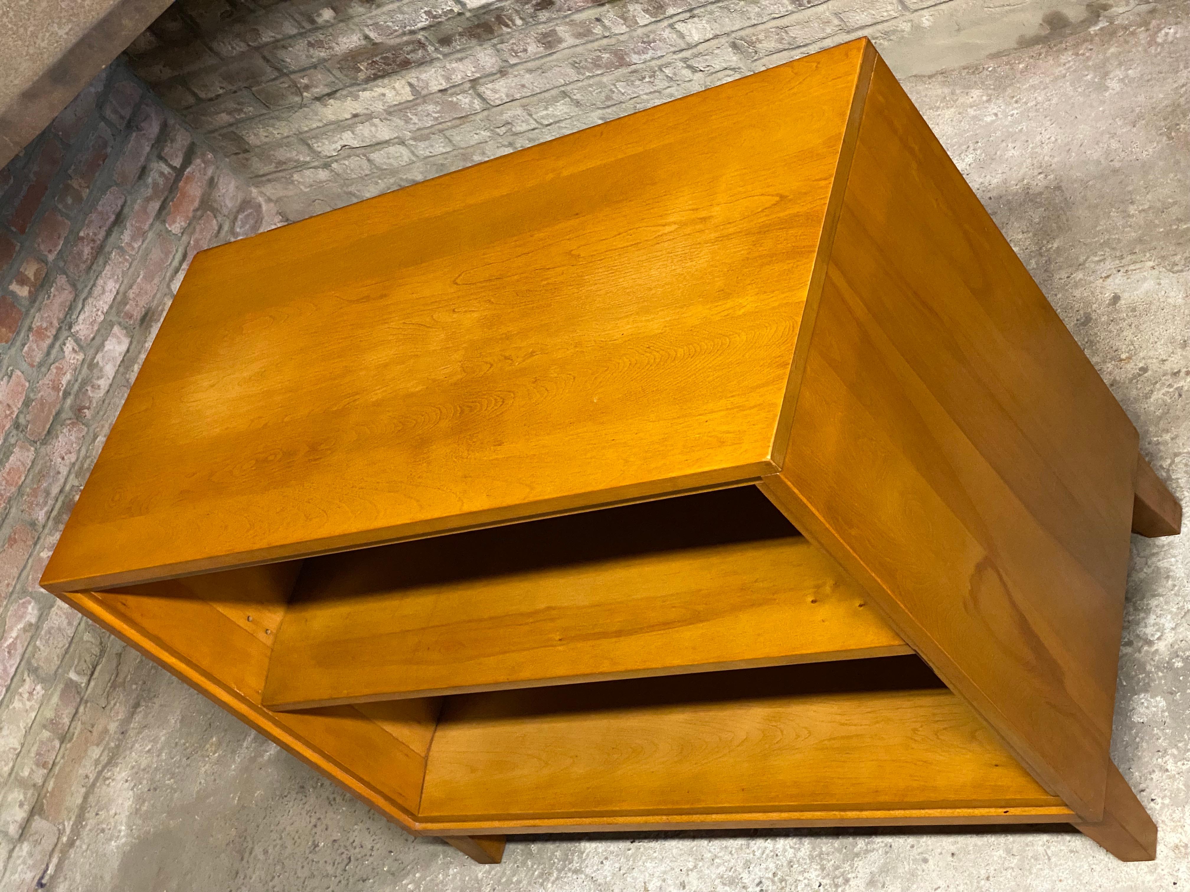 Maple Leslie Diamond for Conant Ball Shelves, A Pair