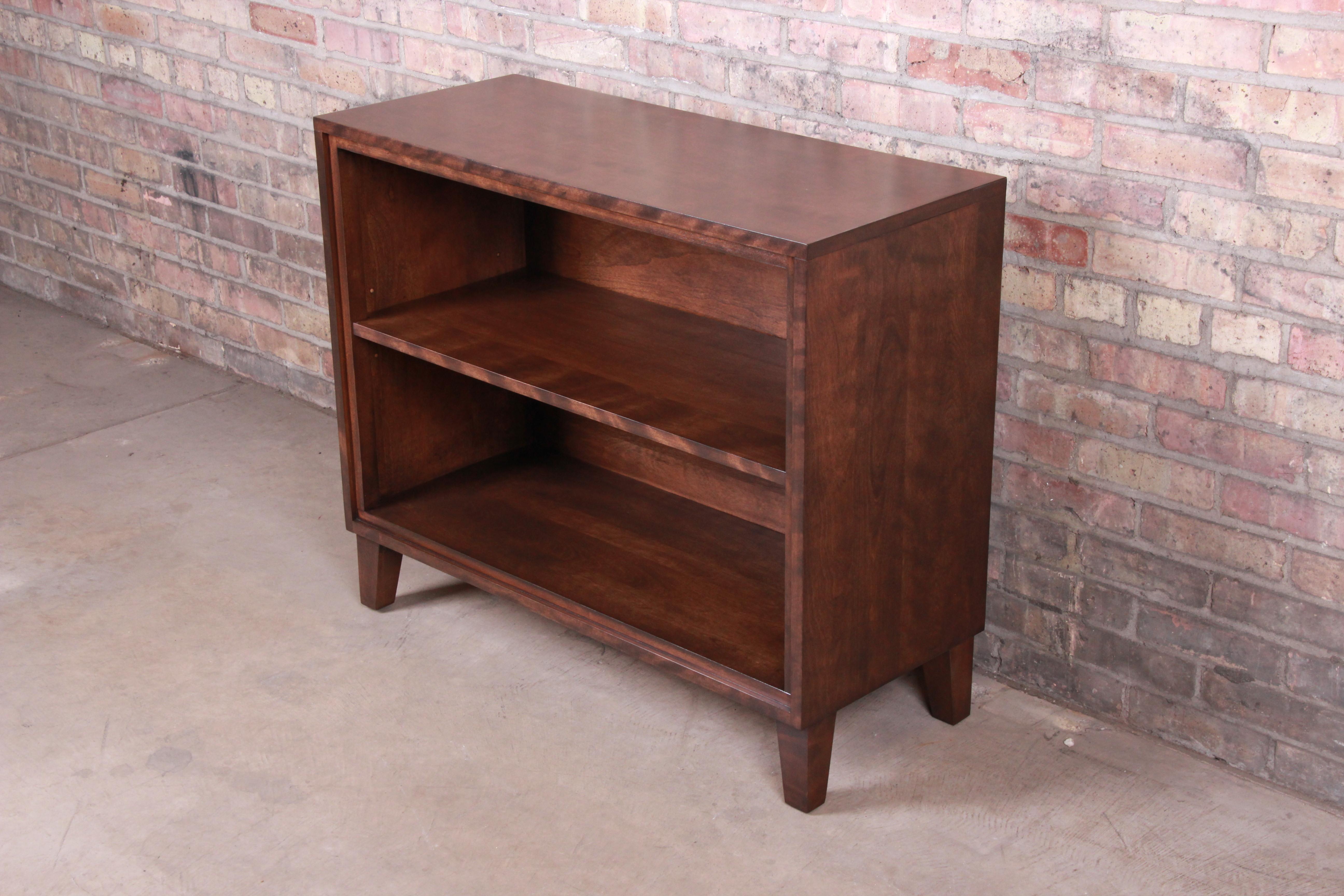 Mid-20th Century Leslie Diamond for Conant Ball Solid Birch Bookcase, Newly Refinished