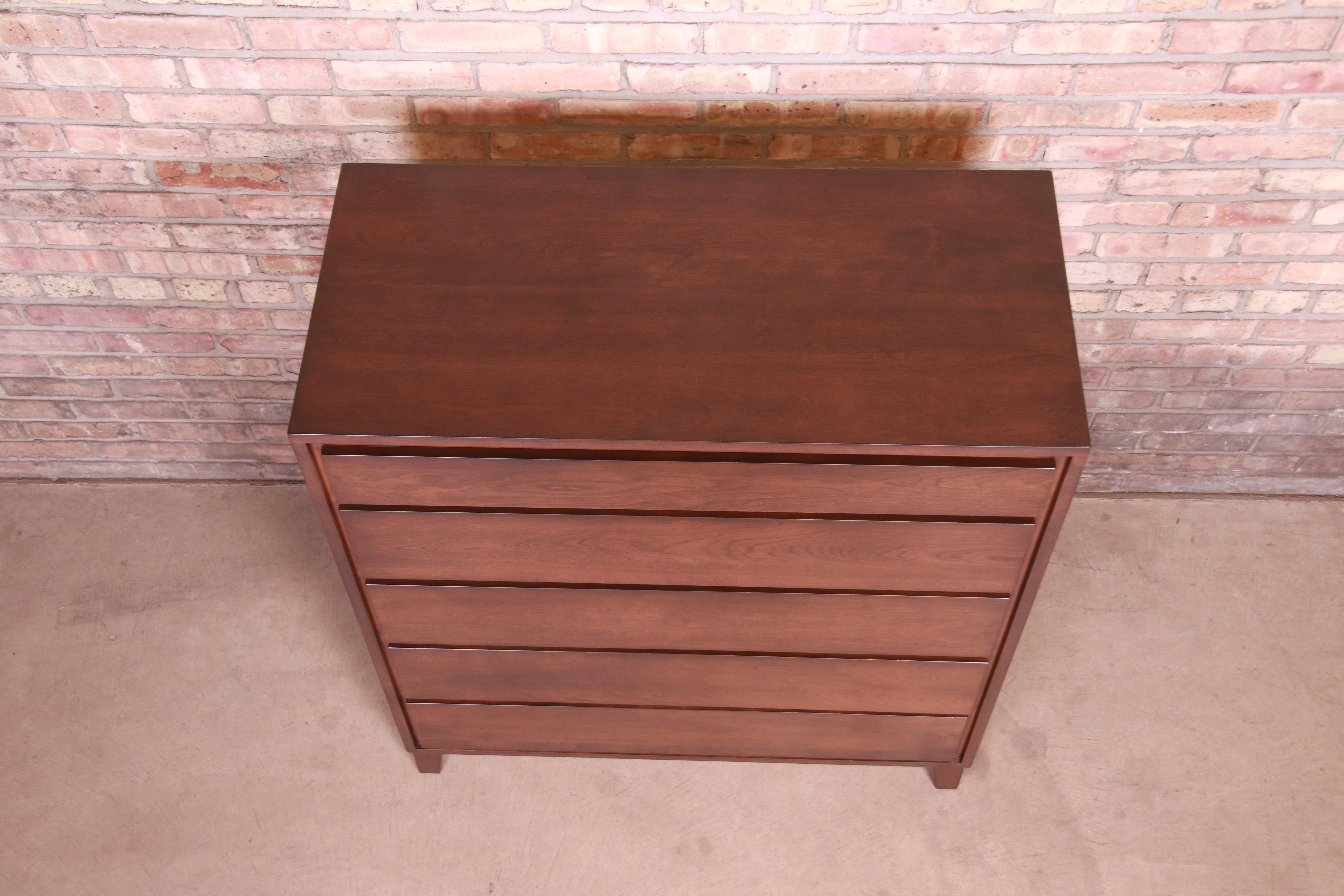 Leslie Diamond for Conant Ball Solid Birch Chest of Drawers, Newly Refinished 2