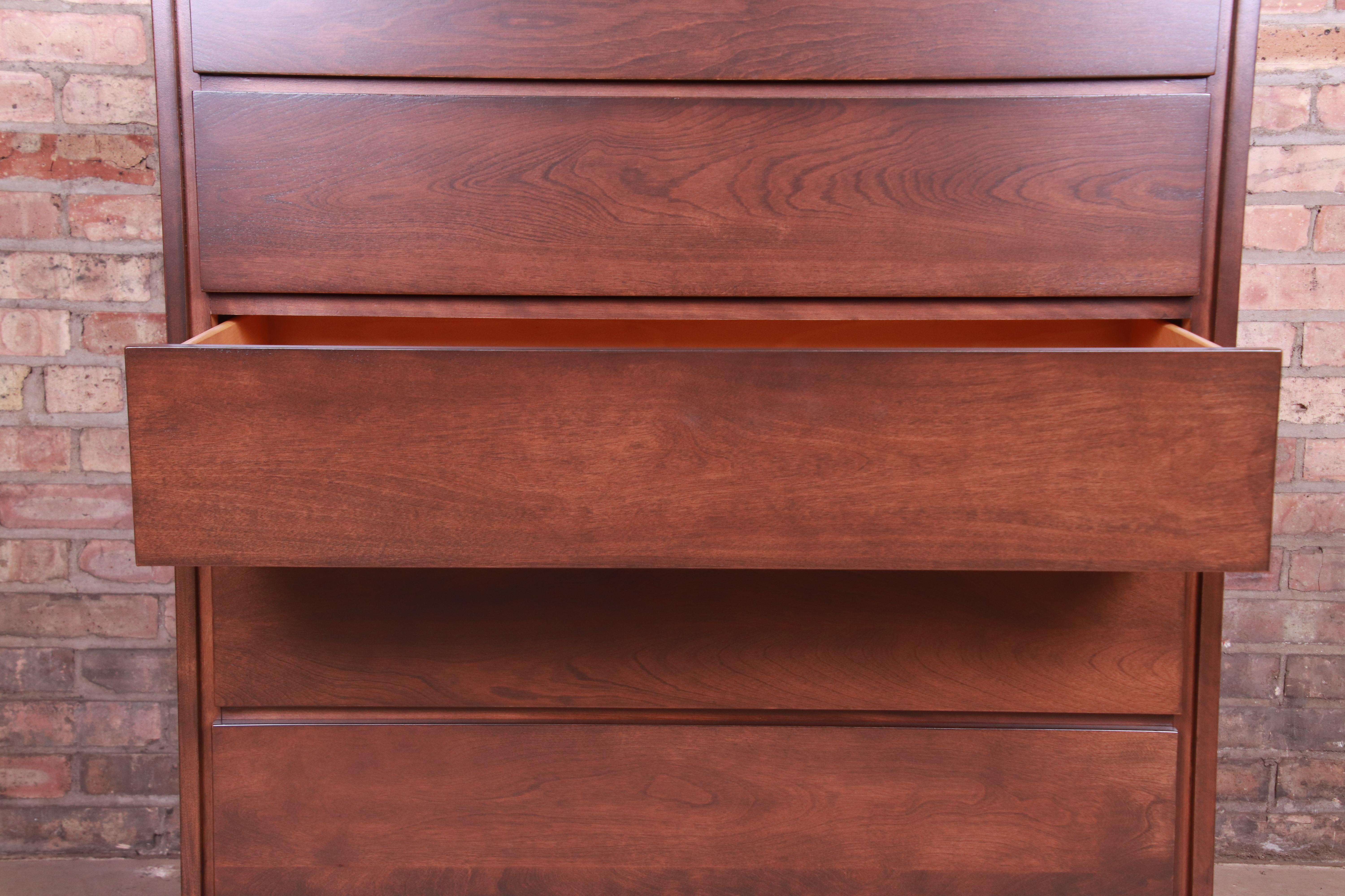 Leslie Diamond for Conant Ball Solid Birch Chest of Drawers, Newly Refinished 1