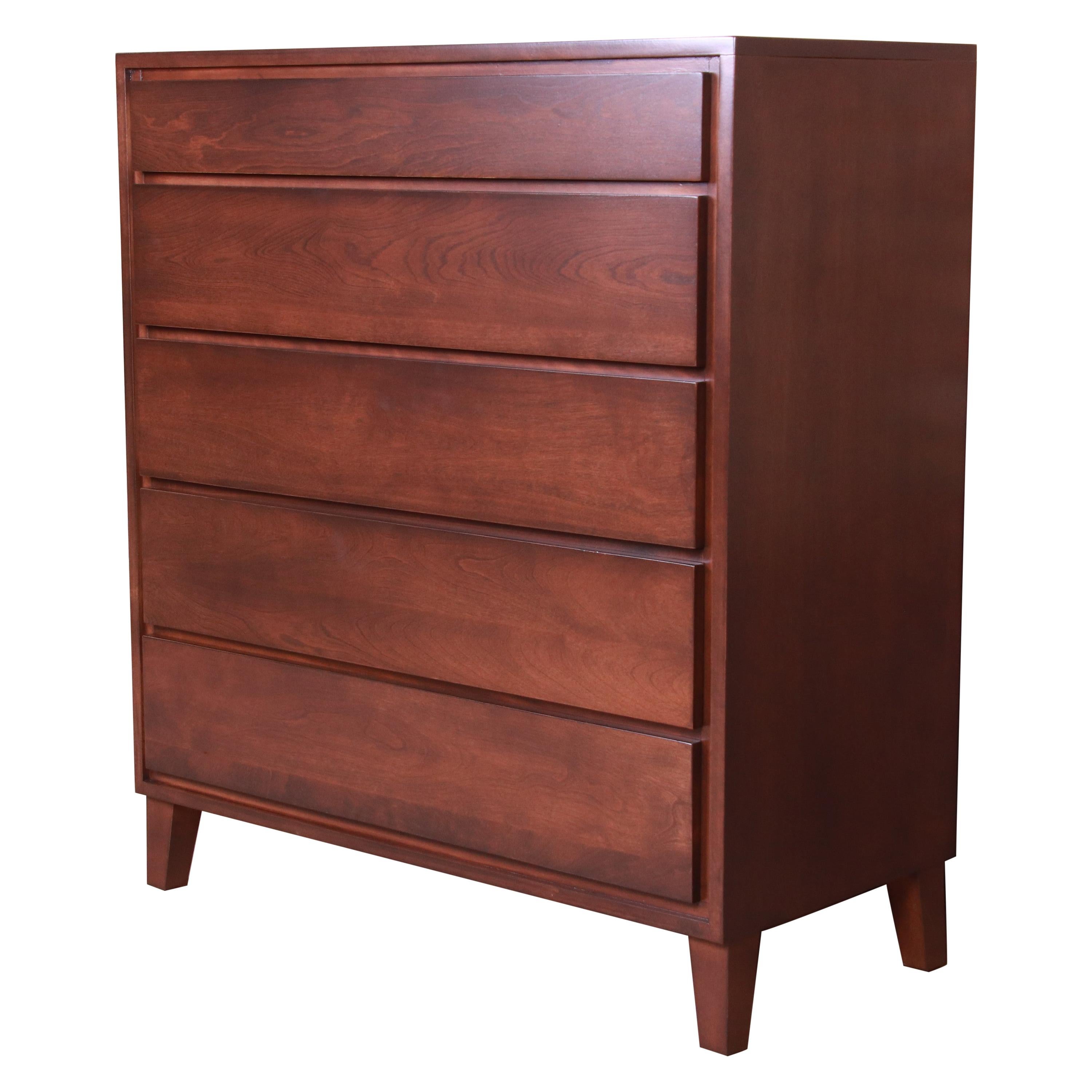 Leslie Diamond for Conant Ball Solid Birch Chest of Drawers, Newly Refinished