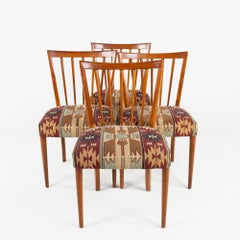 Leslie Diamond for Conant Ball Style Mid Century Dining Chairs, Set of 4