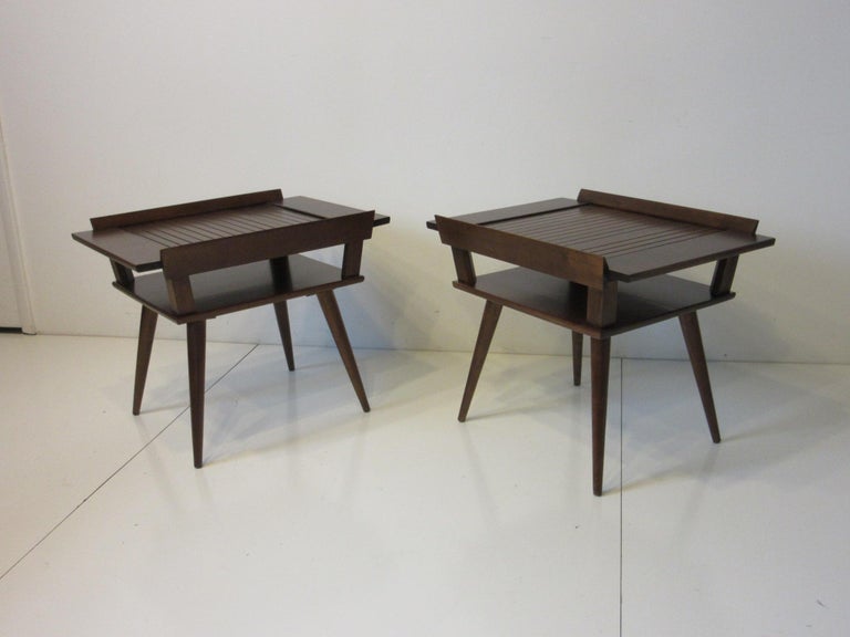 Leslie Diamond Modernmates Side Tables / Nightstands for Conant Ball at