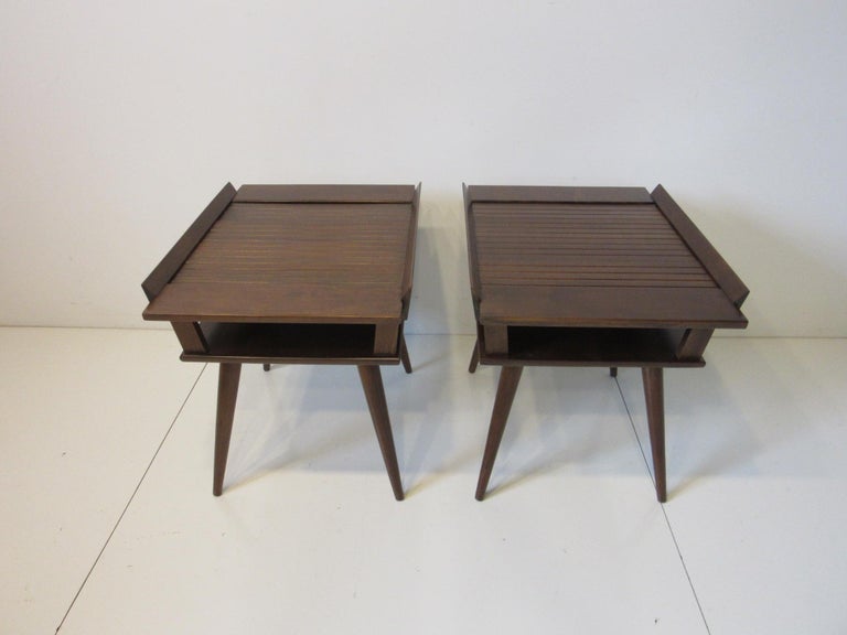 Leslie Diamond Modernmates Side Tables / Nightstands for Conant Ball at