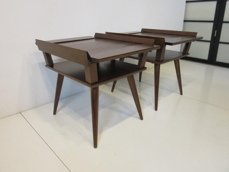 Leslie Diamond Modernmates Side Tables / Nightstands for Conant Ball at