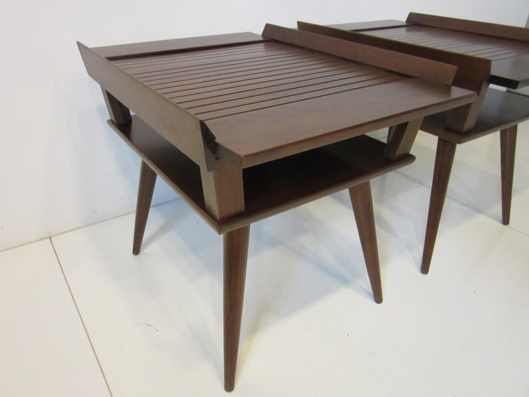 Leslie Diamond Modernmates Side Tables / Nightstands for Conant Ball at