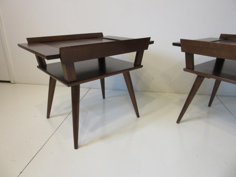 Leslie Diamond Modernmates Side Tables / Nightstands for Conant Ball at