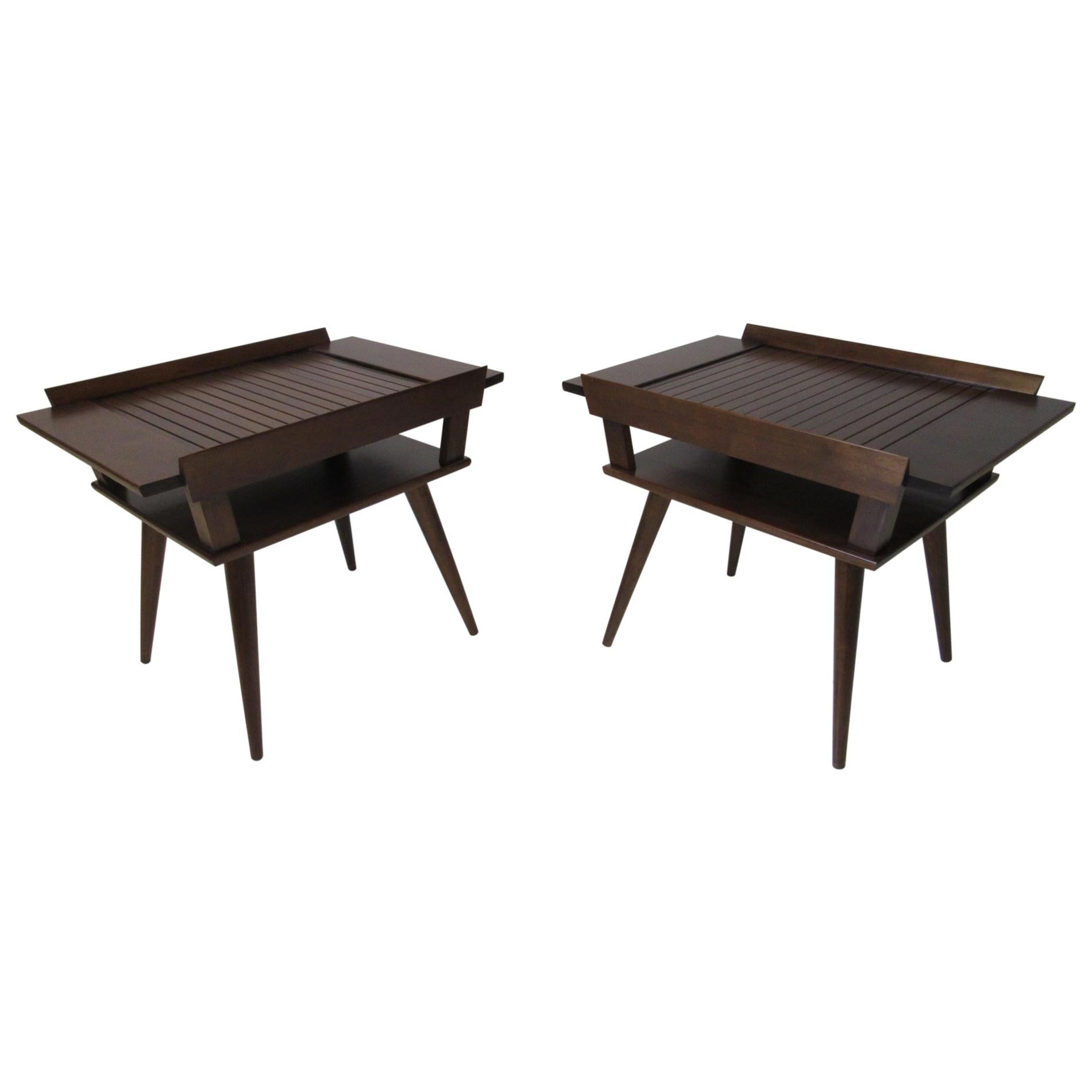 Leslie Diamond Modernmates Side Tables / Nightstands for Conant Ball at