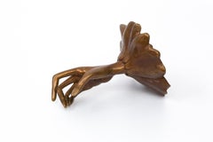 Leslie Fry, Untitled (Cuffed 3), bronze fantastical sculpture of female hand