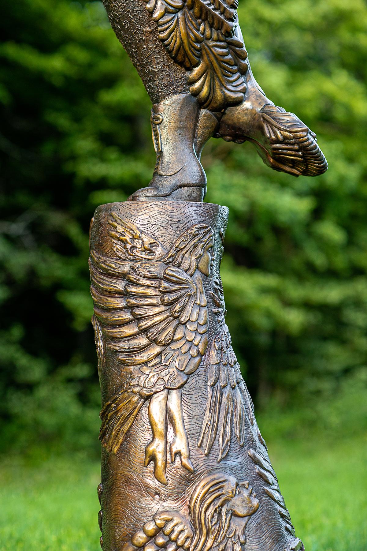 Leslie Fry_Arise_2022_Sculpture_Cast Bronze_Feminist For Sale 5