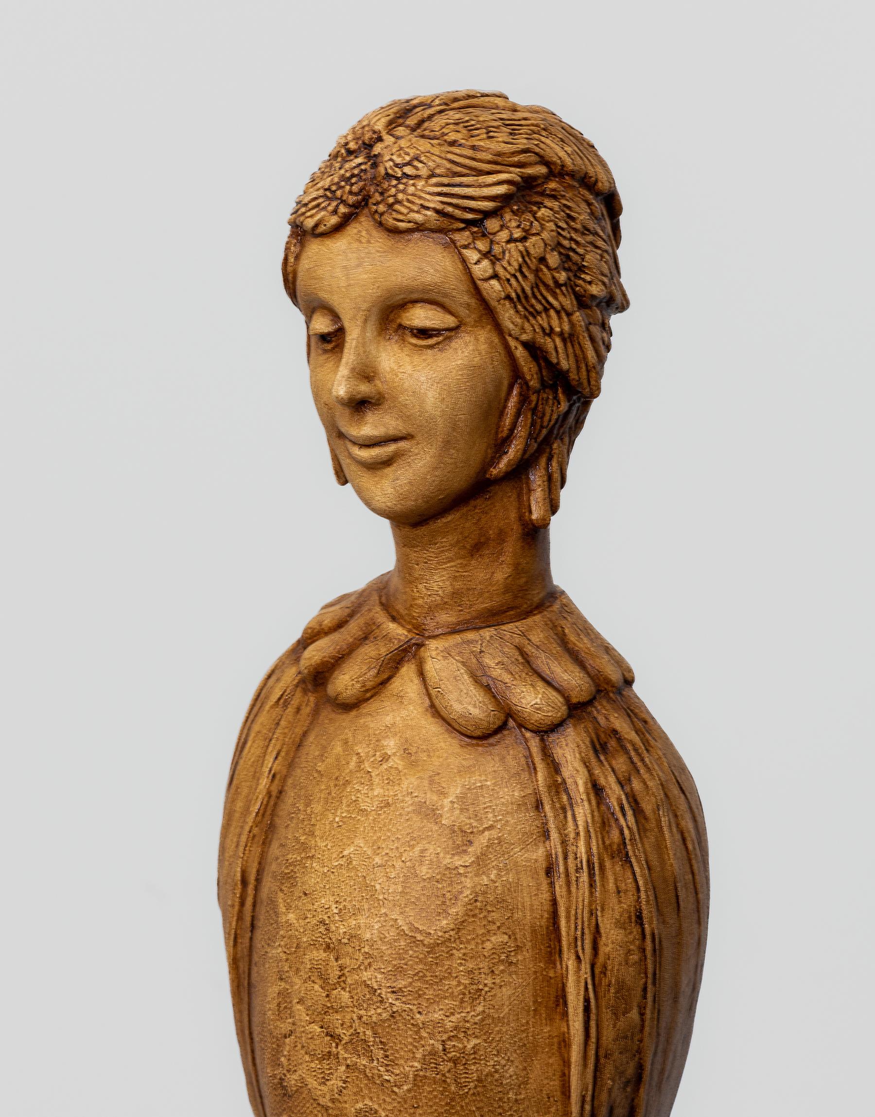 Leslie Fry_Preternatural_2023_résine coulée, objets trouvés en bois_Feminist Figurative en vente 2