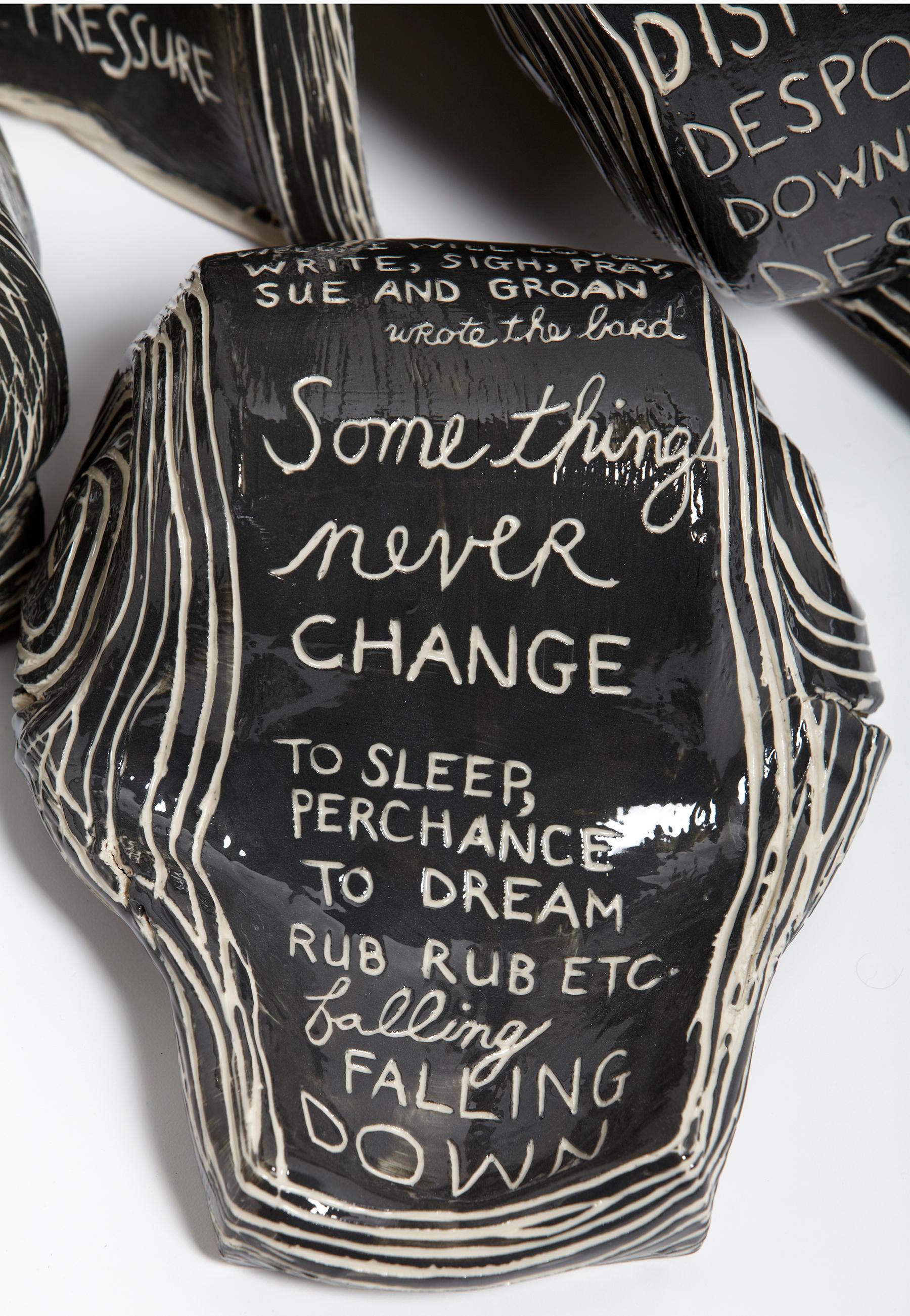 Leslie Fry_Support Duo_2014_Sculpture_Glazed Vitrious China_Koehler Artist For Sale 3