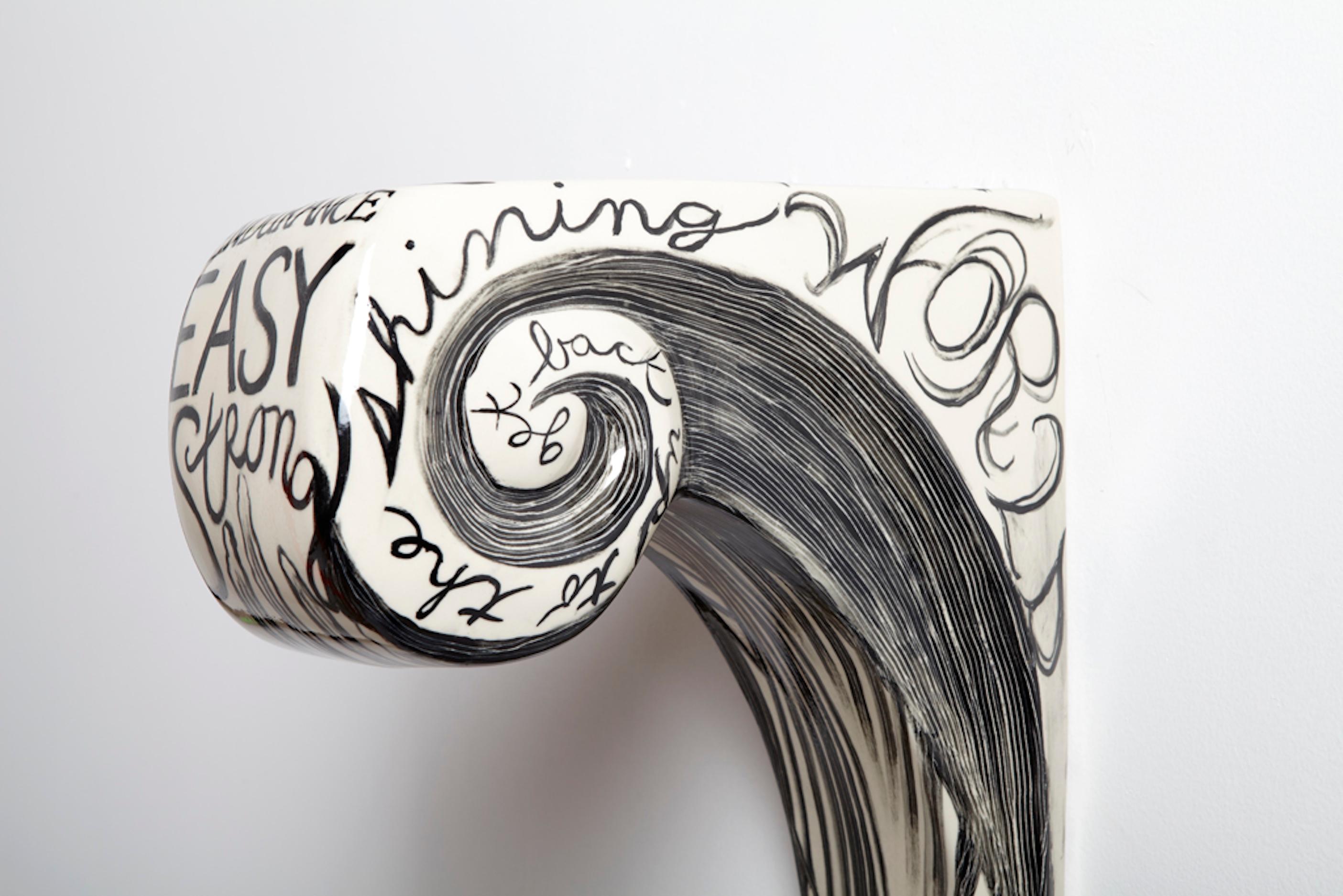 Leslie Fry_Support Duo_2014_Sculpture_Glazed Vitrious China_Koehler Artist For Sale 4
