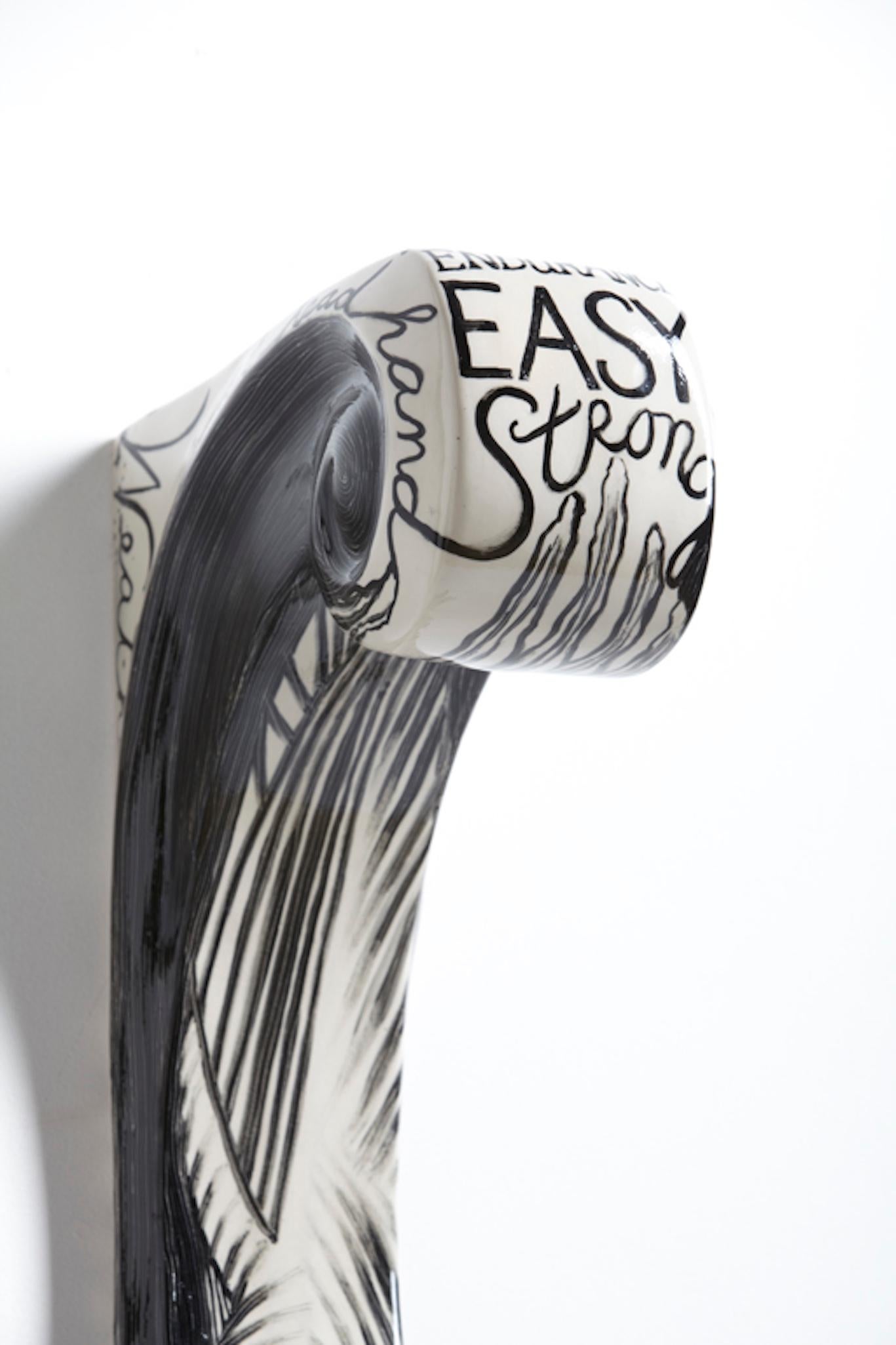 Leslie Fry_Support Duo_2014_Sculpture_Glazed Vitrious China_Koehler Artist For Sale 6