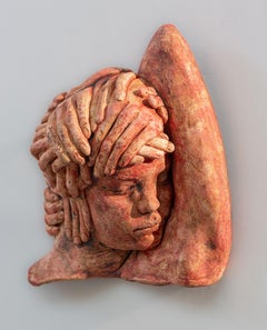 Leslie Fry_Touched_2025_Ceramic sculpture_Portraiture
