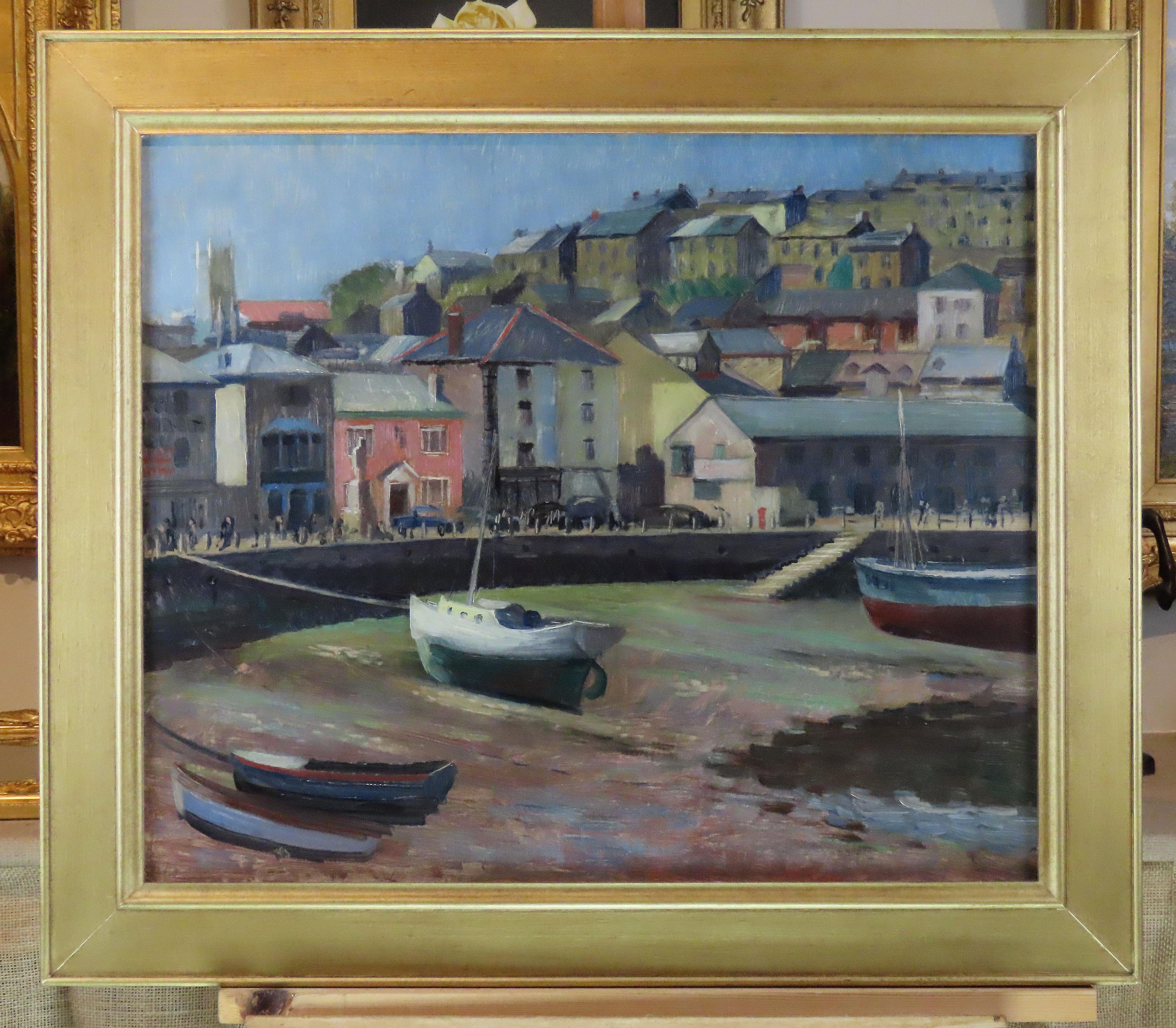 Huile originale sur toile, Leslie Hall Woollatt. 