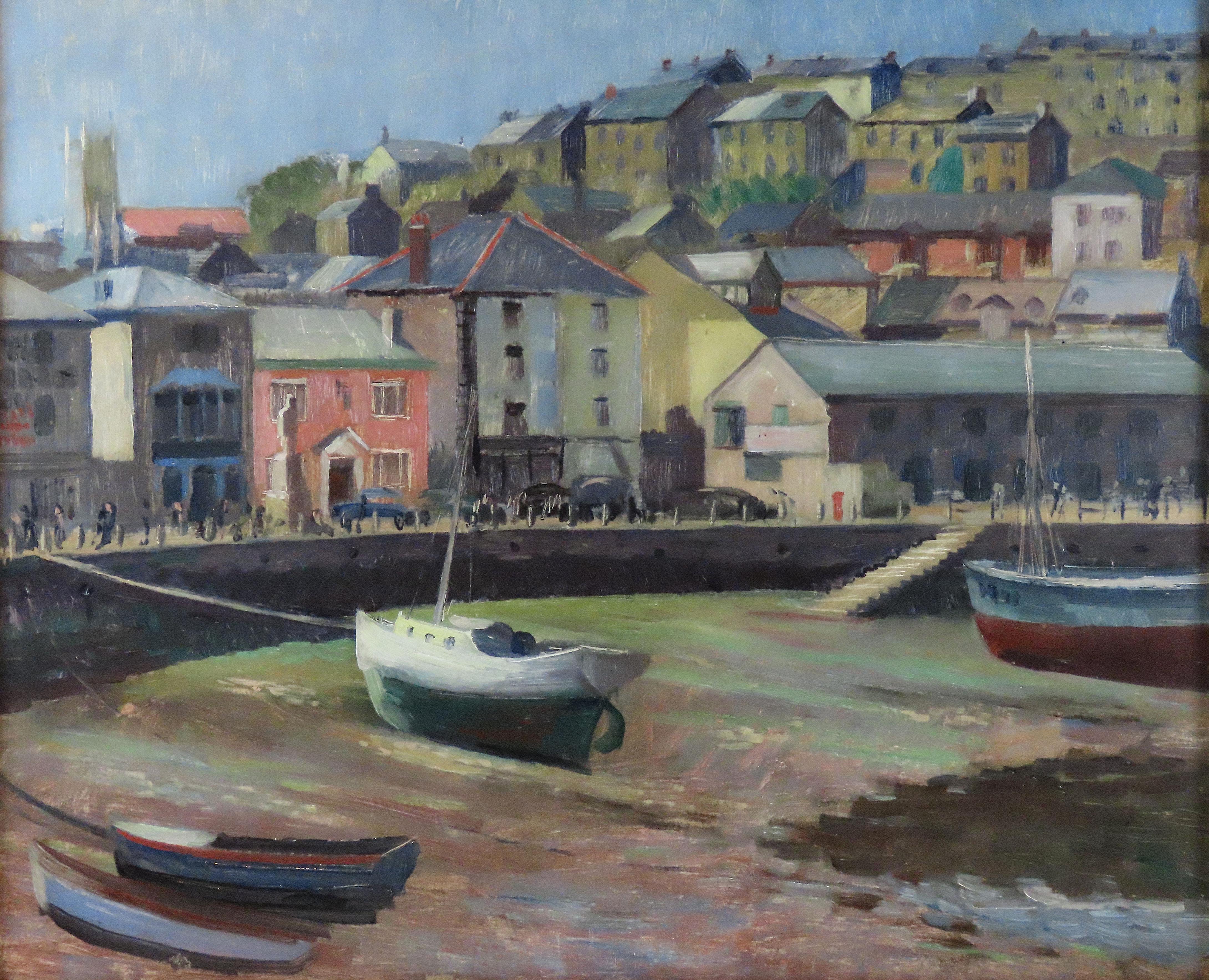 Huile originale sur toile, Leslie Hall Woollatt. 