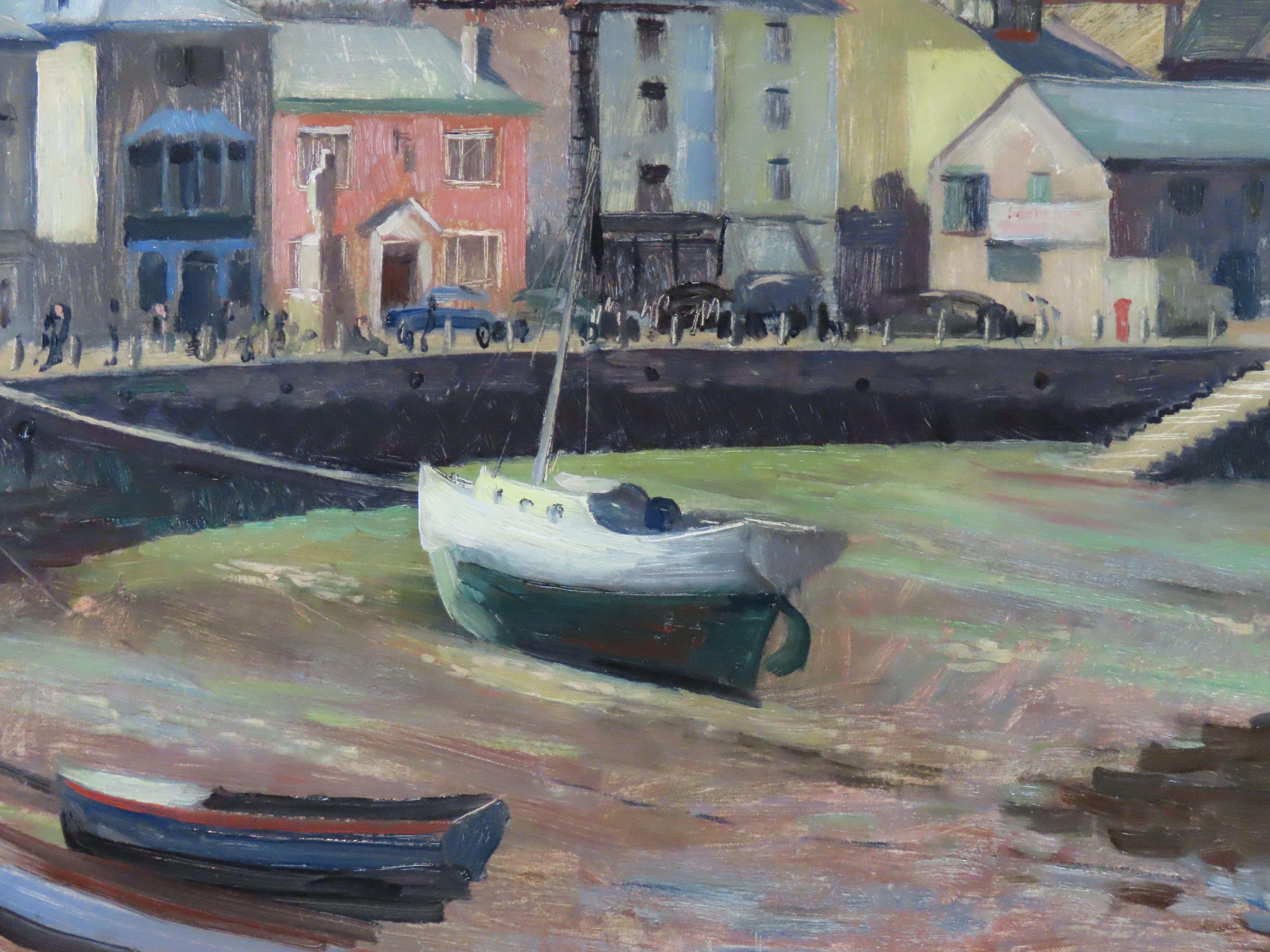 Leslie Hall Woollatt, 1905 - 1974.
Peintre et sculpteur ayant étudié à l'école des artistes de Nottingham. Il a exposé à la Royal Academy, au Royal Institute et à la Nottingham Society of Artists. Provenance : d'une grande collection de
