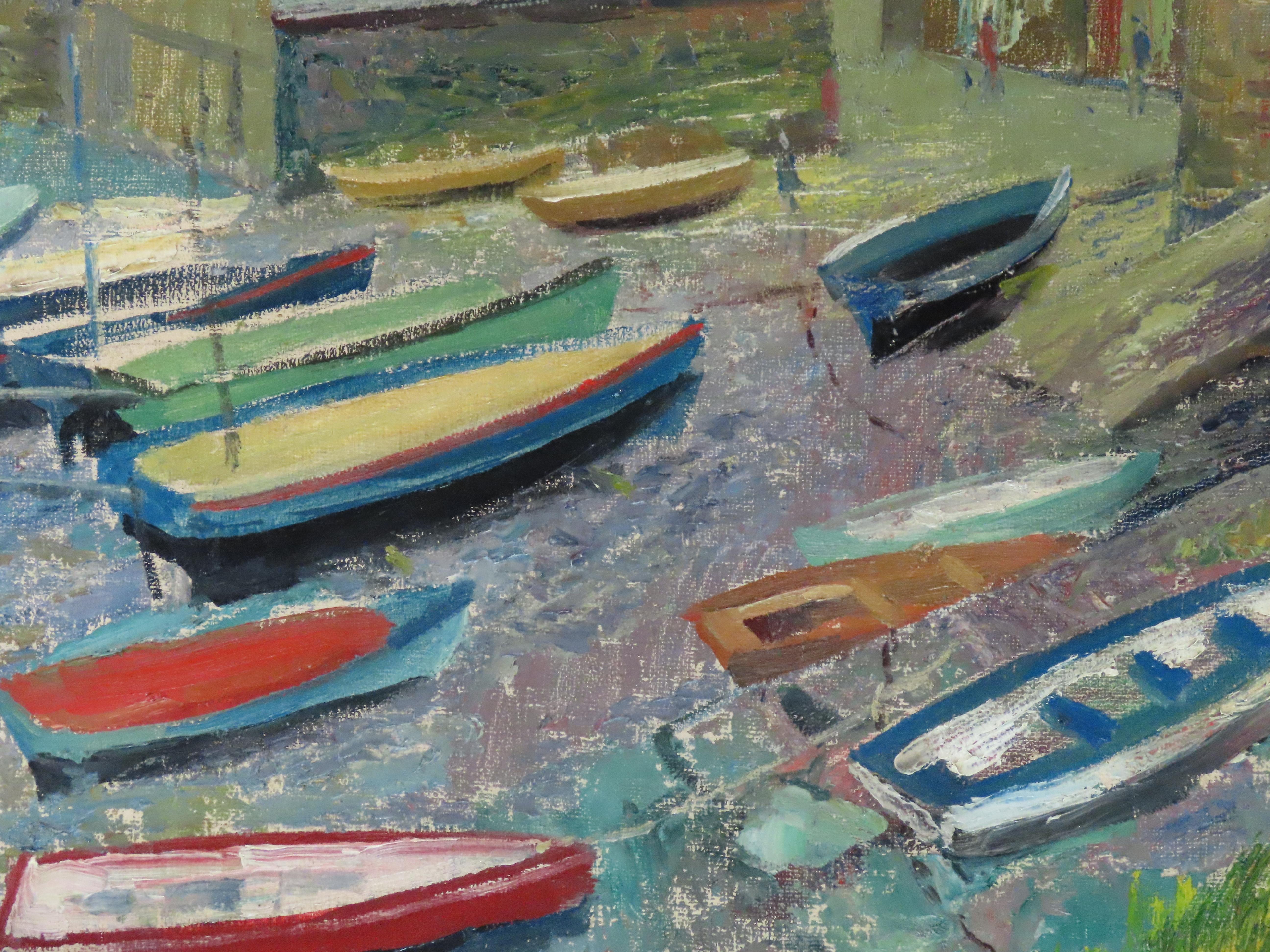 Original Oil on Canvas. Leslie Hall Woollatt. 