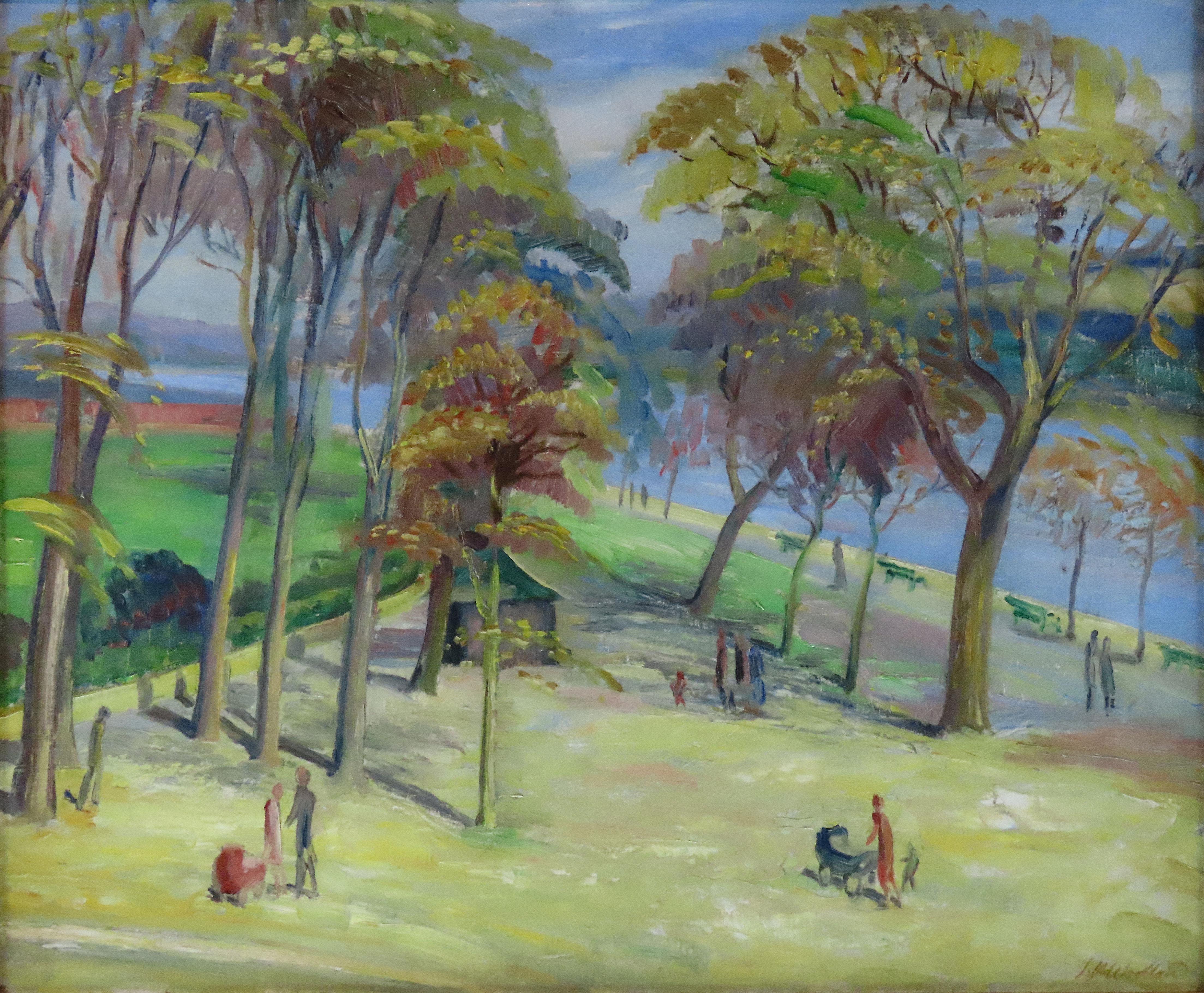 Original Oil on Canvas, Leslie Hall Woollatt. 