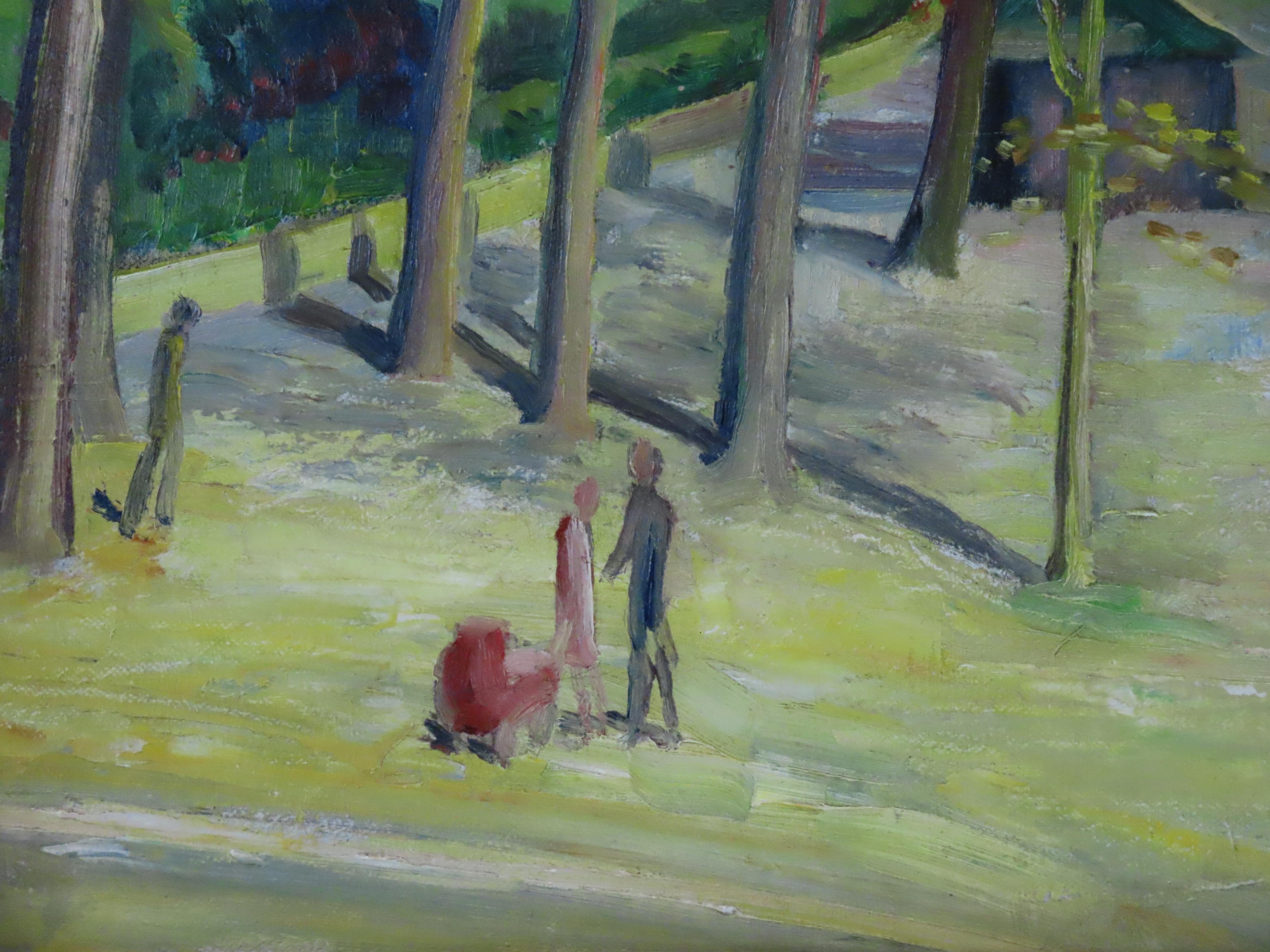 Original Oil on Canvas, Leslie Hall Woollatt. 