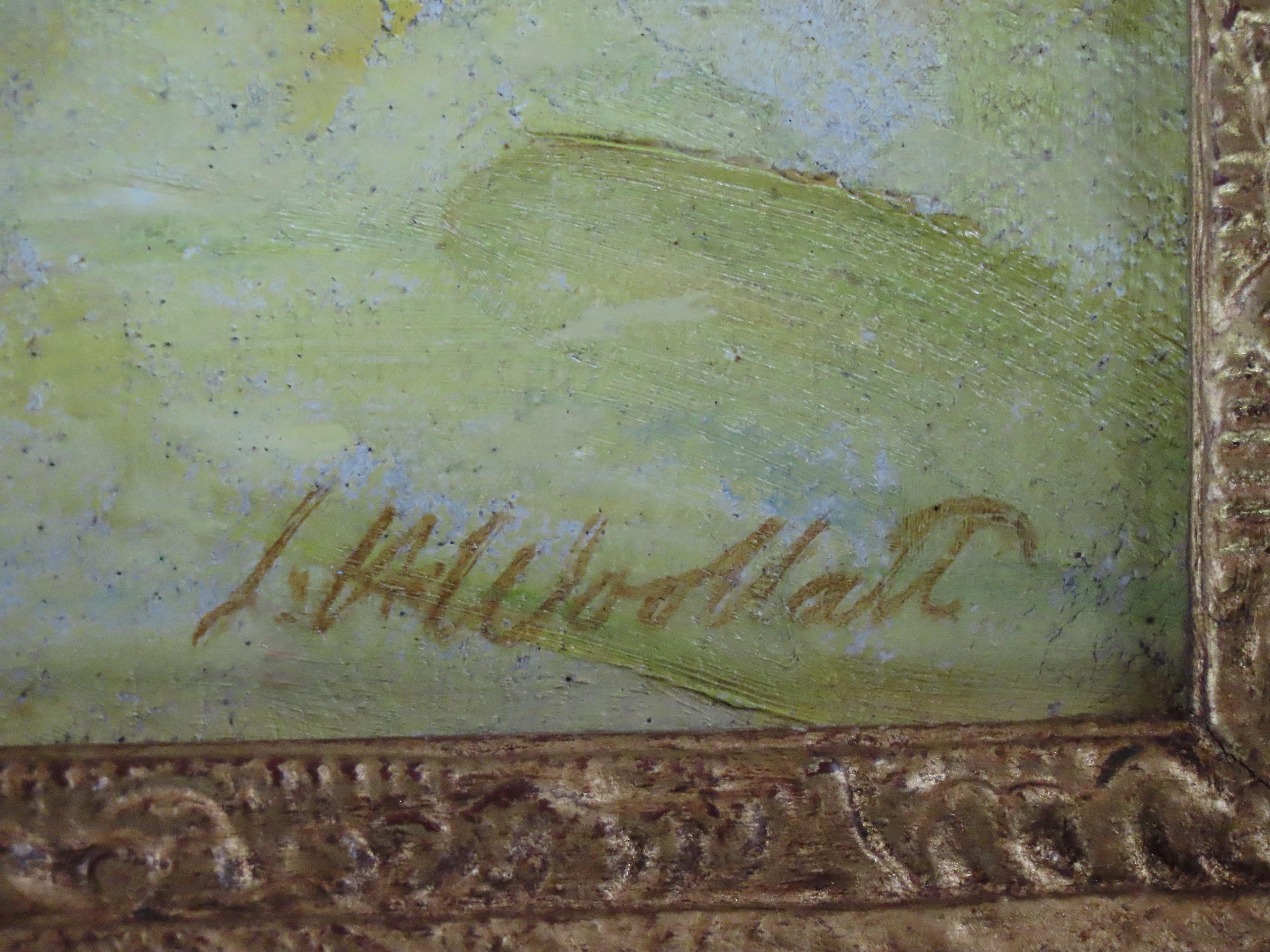 Original Oil on Canvas, Leslie Hall Woollatt. 