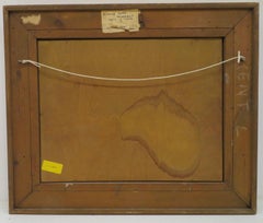 Leslie Kent RBA Mid Century Original Scottish Marine Oil Painting Boats Harbour