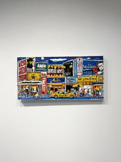 Zeitgenössische Pop-Art 'Lichter am Broadway'