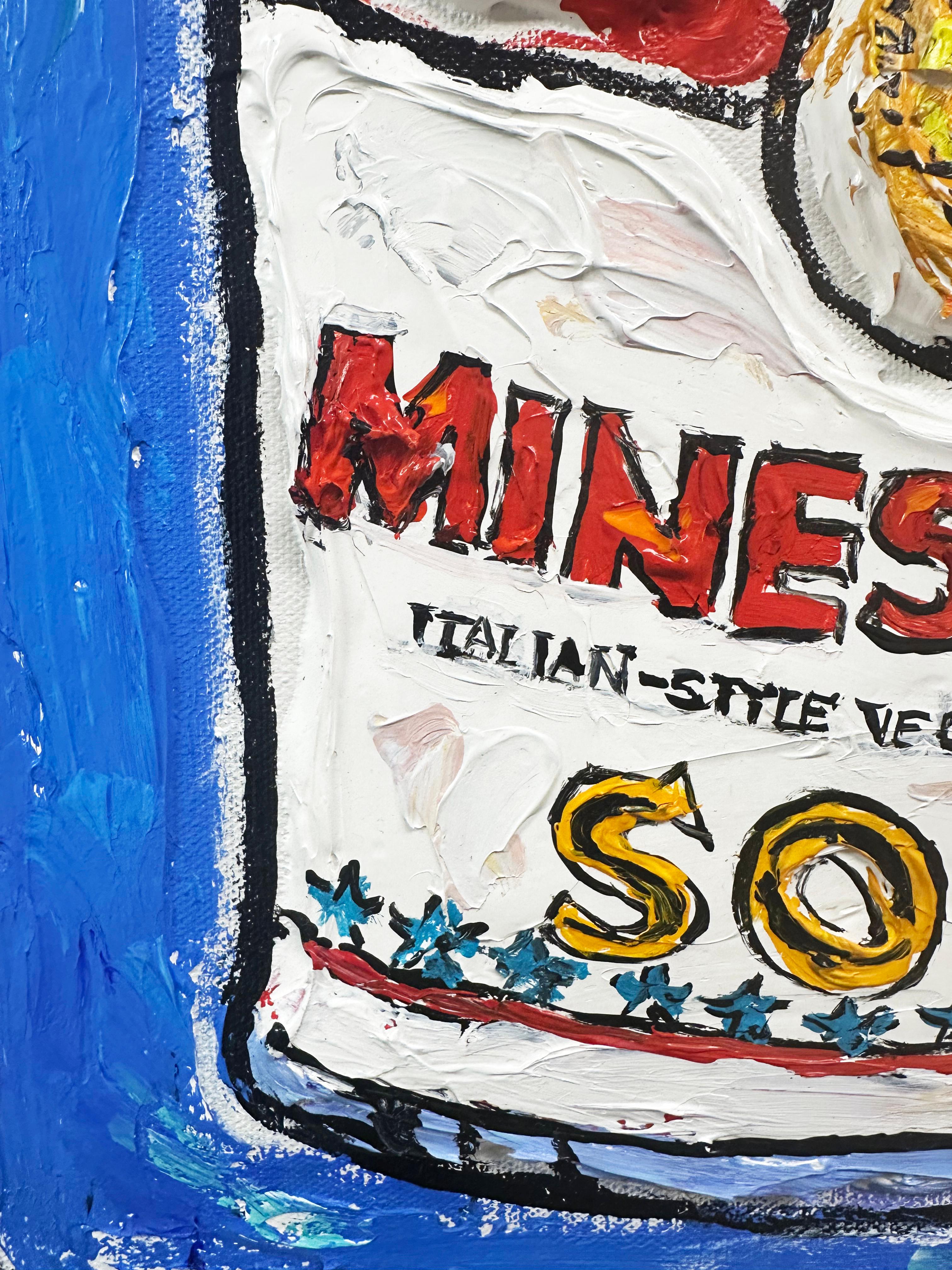 Campbell's Soup Favorites - Minestrone - Pop Art Painting by Leslie Lew