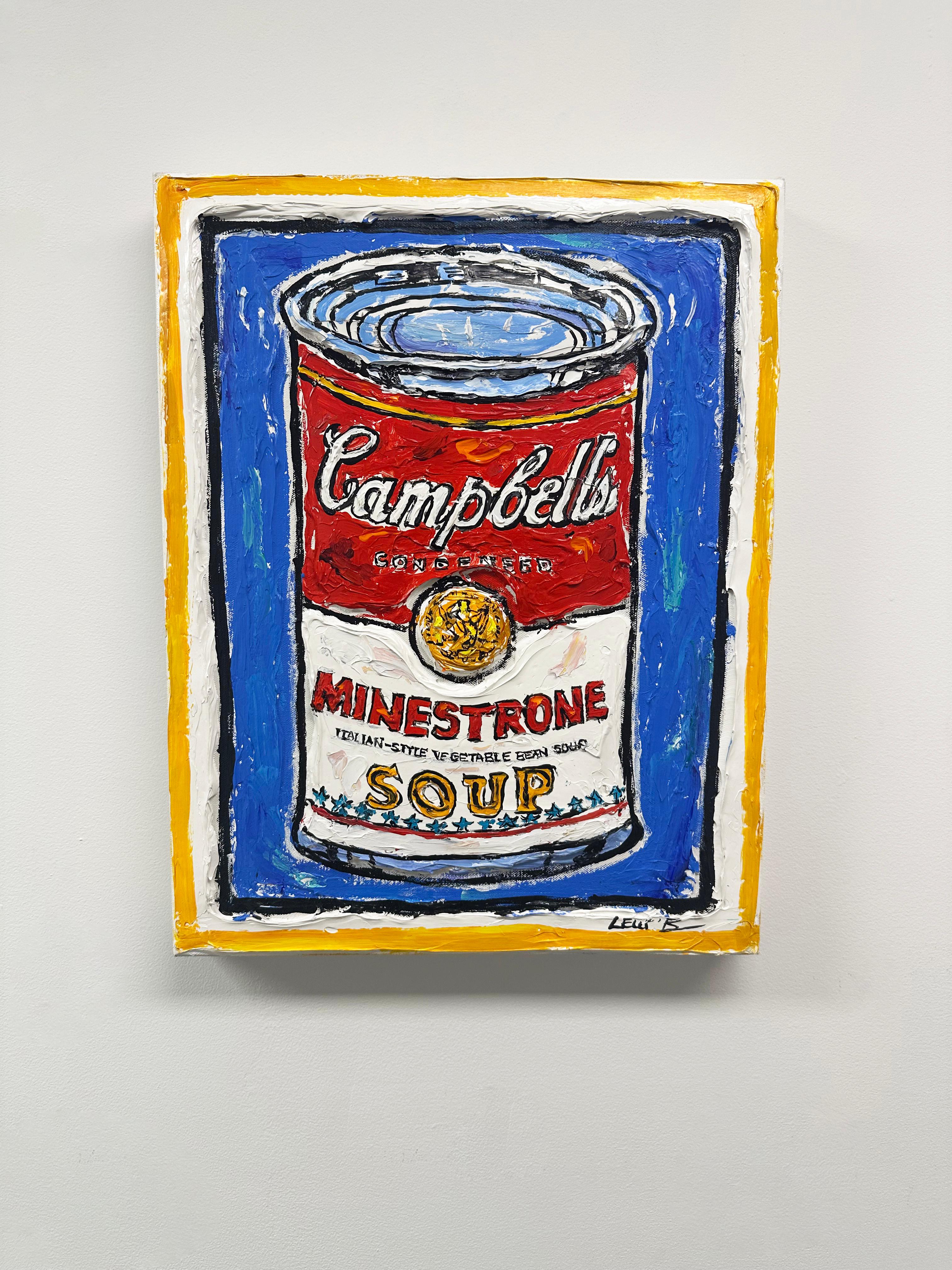 Campbell's Soup Favorites - Minestrone - Painting by Leslie Lew