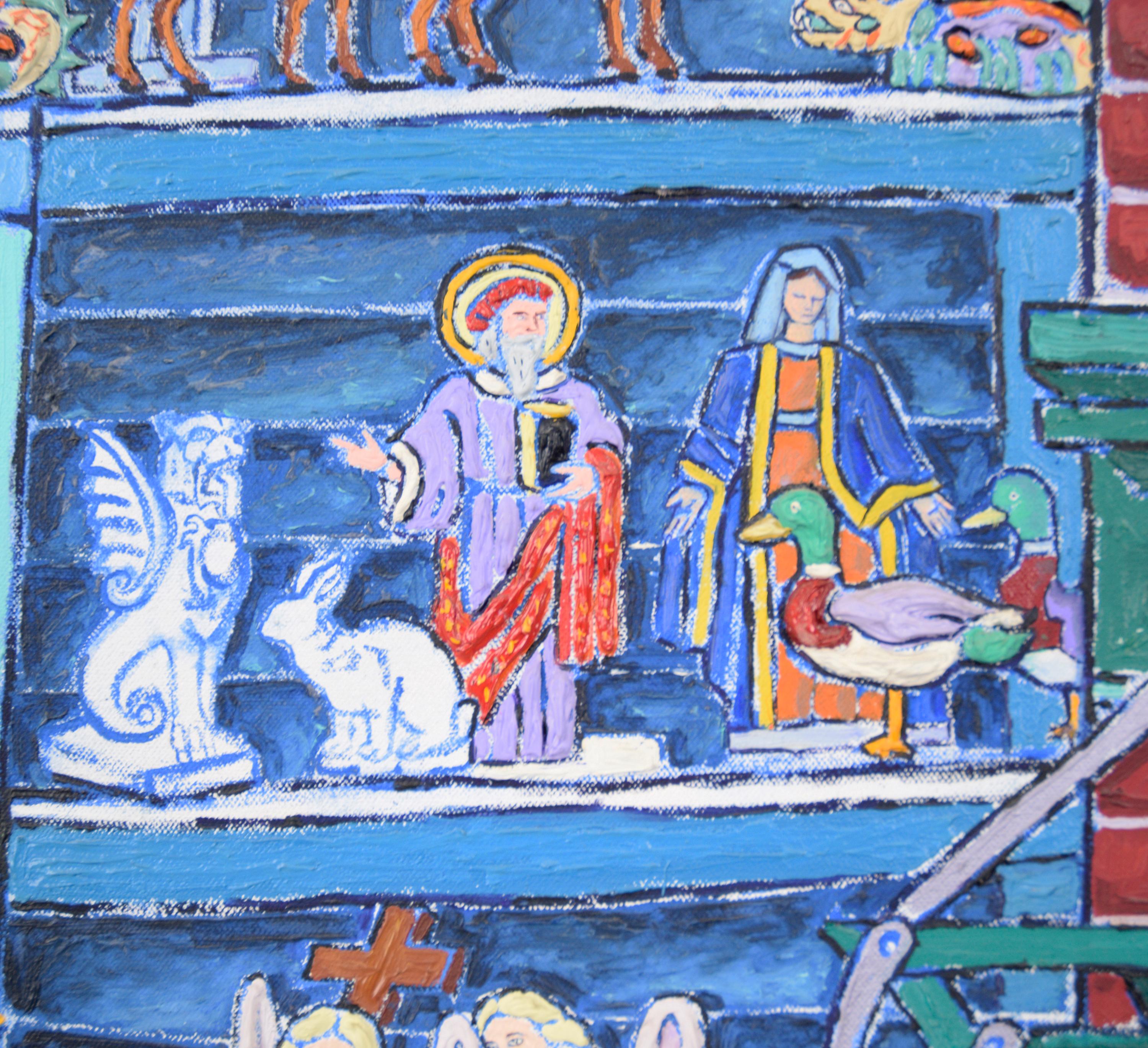 Grande peinture à l'huile du Chicago Trade Show « Makers of Original New Art » 4