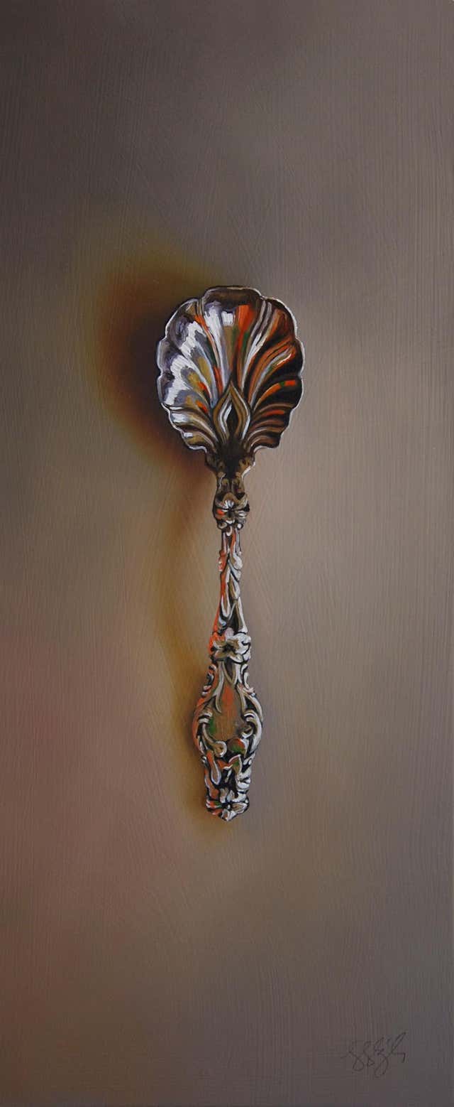 Spoon Intervert Leslie Lewis Sigler - Silver Spoon #160, The Introvert For Sale at 1stDibs