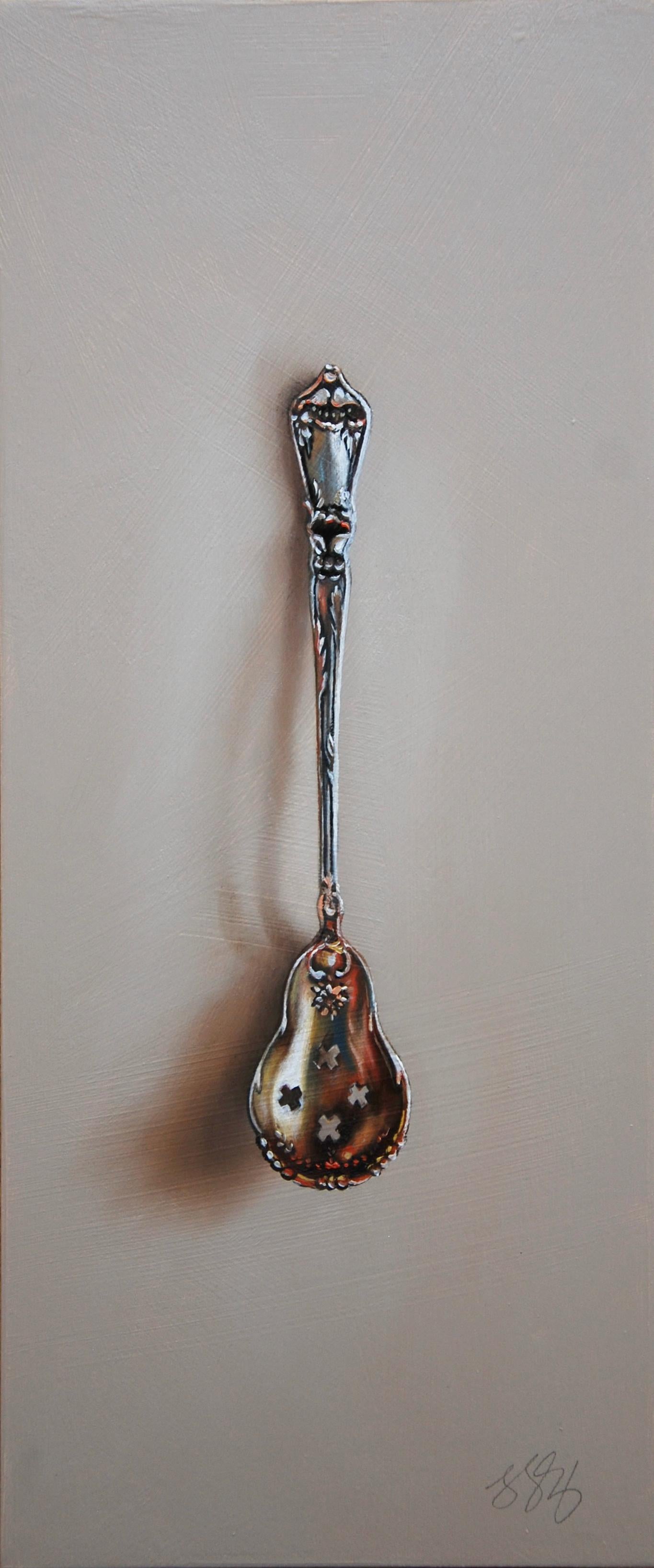 Cucchiaio d'Argento #275, La Paramour - Painting di Leslie Lewis Sigler