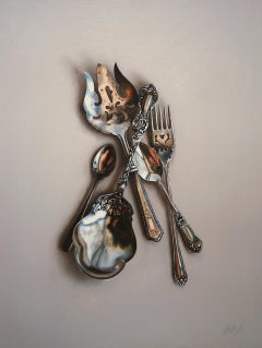 Leslie Lewis Sigler - Silver Spoon #160, The Introvert For Sale at 1stDibs