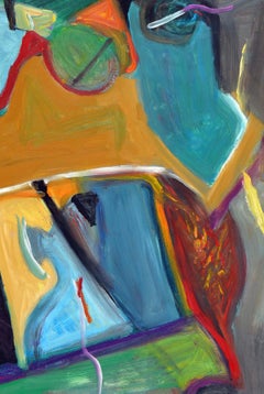 Vieux abstrait vertical n° 5