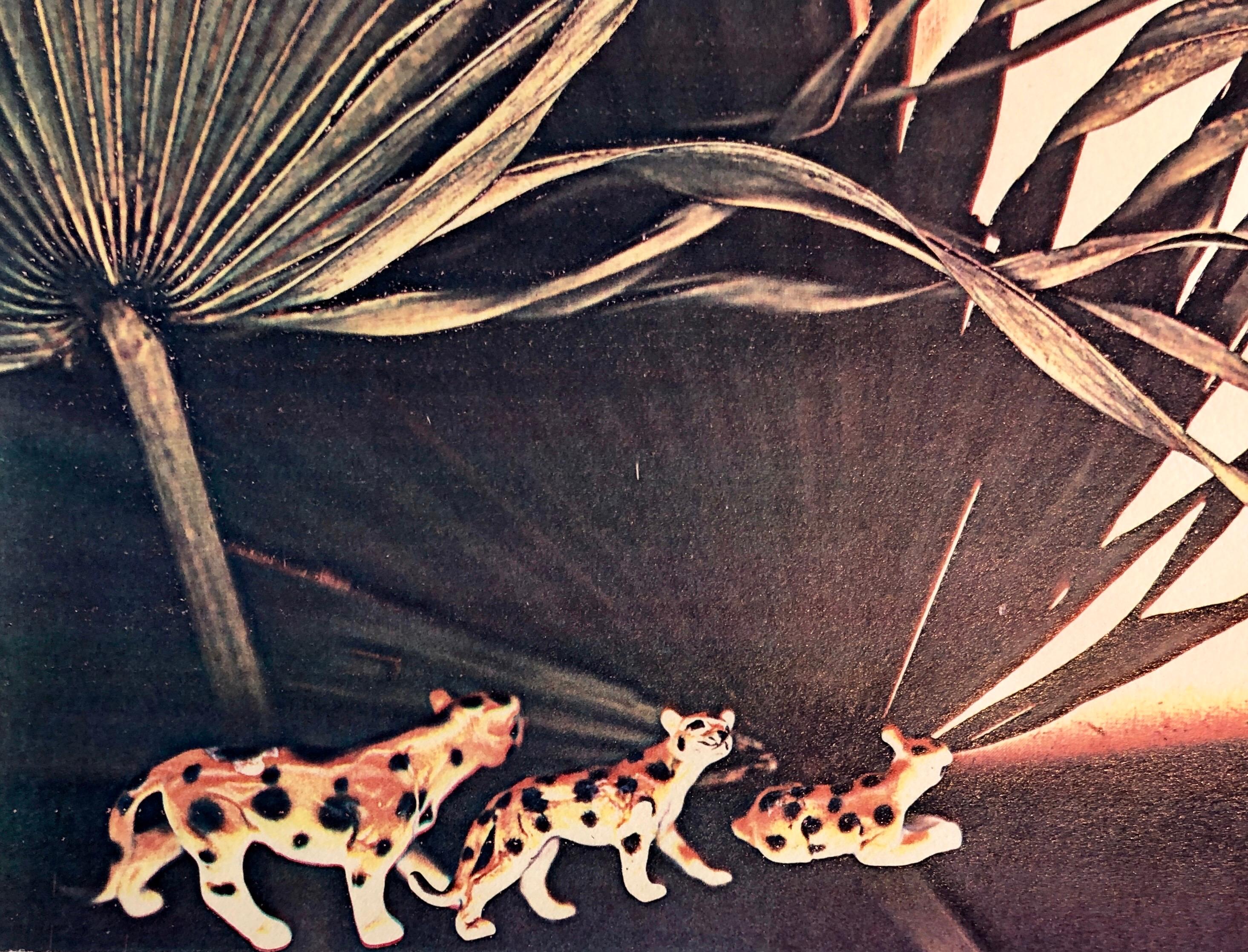 Photographie couleur Copier Print Museum Collected Art Xerography Seasons 1981 - Gris Color Photograph par Leslie Schiff