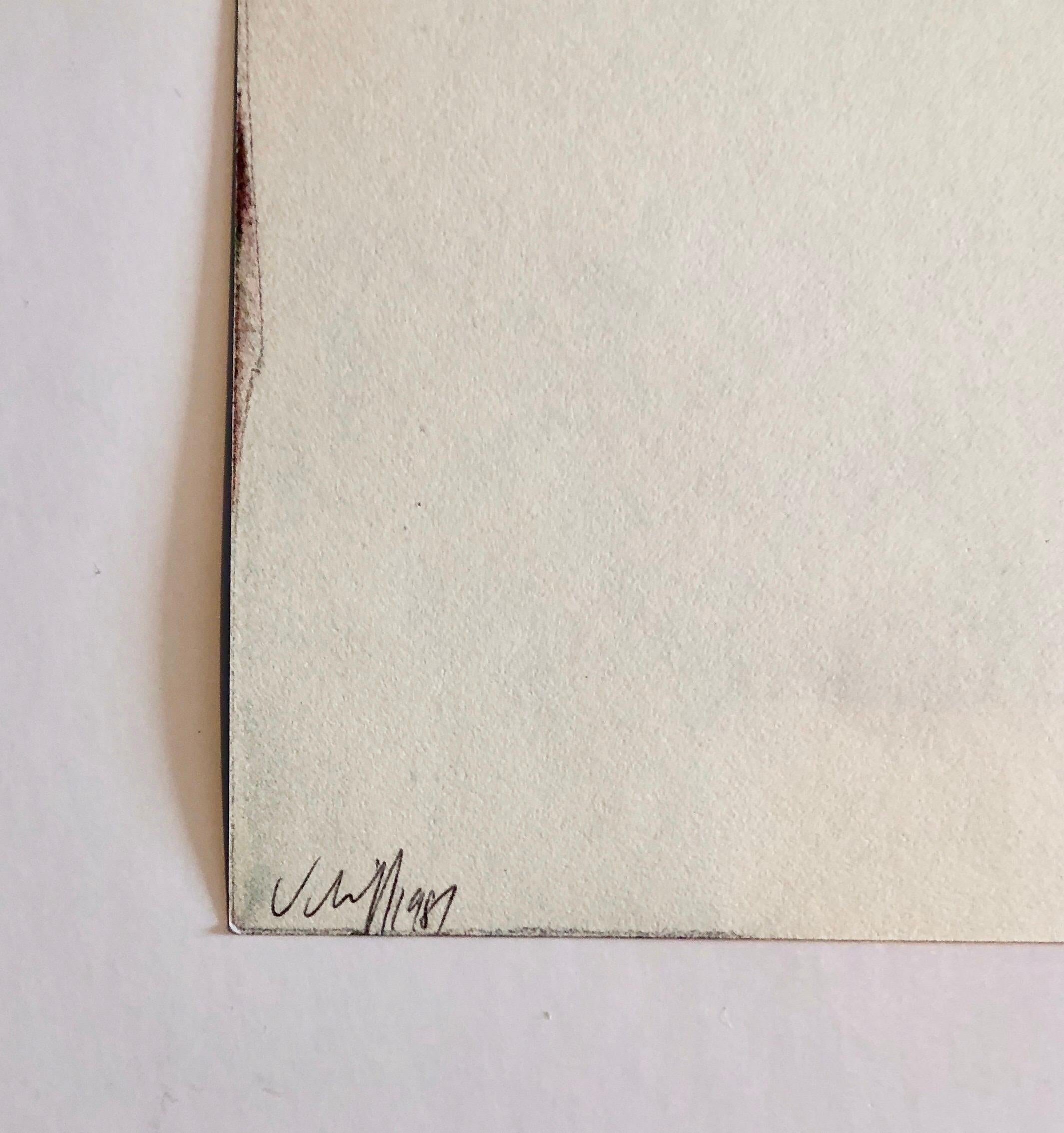 SEASONS (1981)
Il s'agit de l'impression unique listée ici (pas la pochette extérieure ou la feuille de titre). (pas le dossier extérieur ou la feuille de titre)
Titre : Colonne. Celle-ci est signée à la main et datée au verso.
Seasons explore les