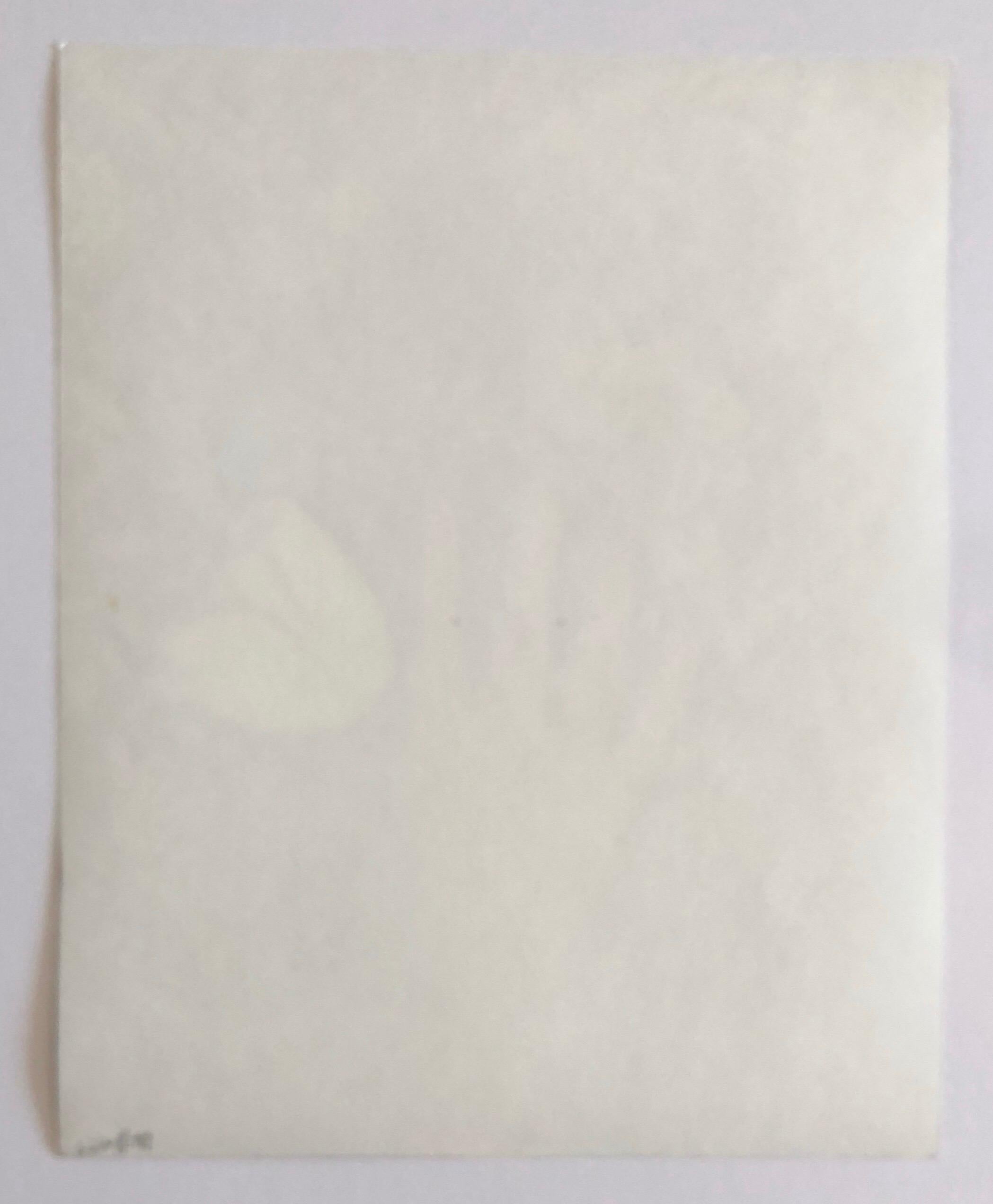 ESTACIONES (1981)
Esto es para la impresión única que aparece aquí. (no la carpeta exterior ni la hoja de título)
Título: Flores en la mano. Éste está firmado a mano y fechado en el verso.
Estaciones explora las estaciones del Hombre, la Mujer, el