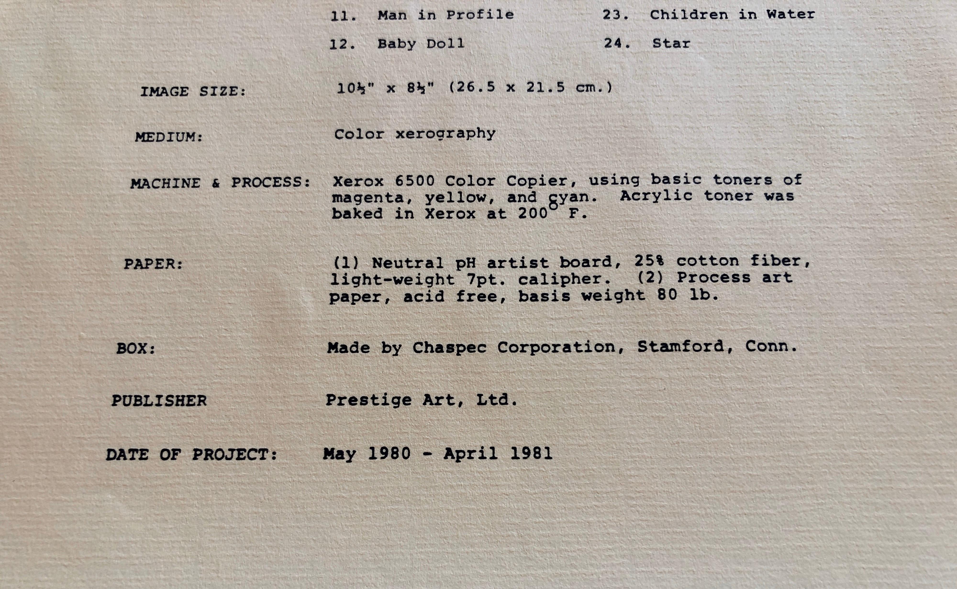 Photographie couleur Copier Print Museum Collected Art Xerography Seasons 1981 en vente 5