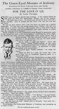 Green-Eyed Monster, Titelbild des Liberty Magazine