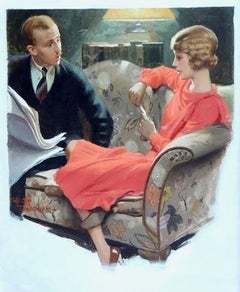 Vintage Sofa Talk, Liberty Magazine Cover