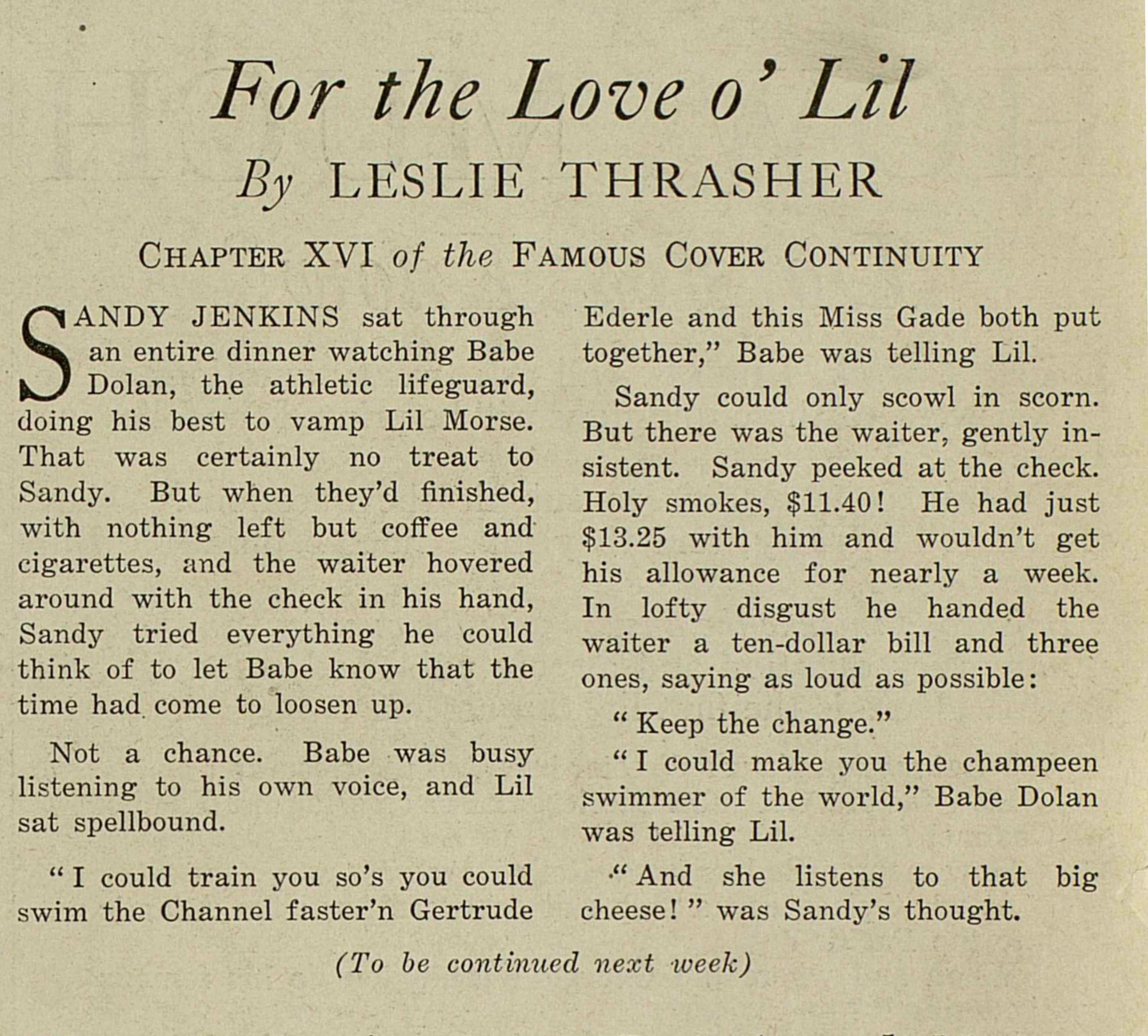 La mala noticia, portada de la revista Liberty, 2 de octubre de 1926 - Painting de Leslie Thrasher