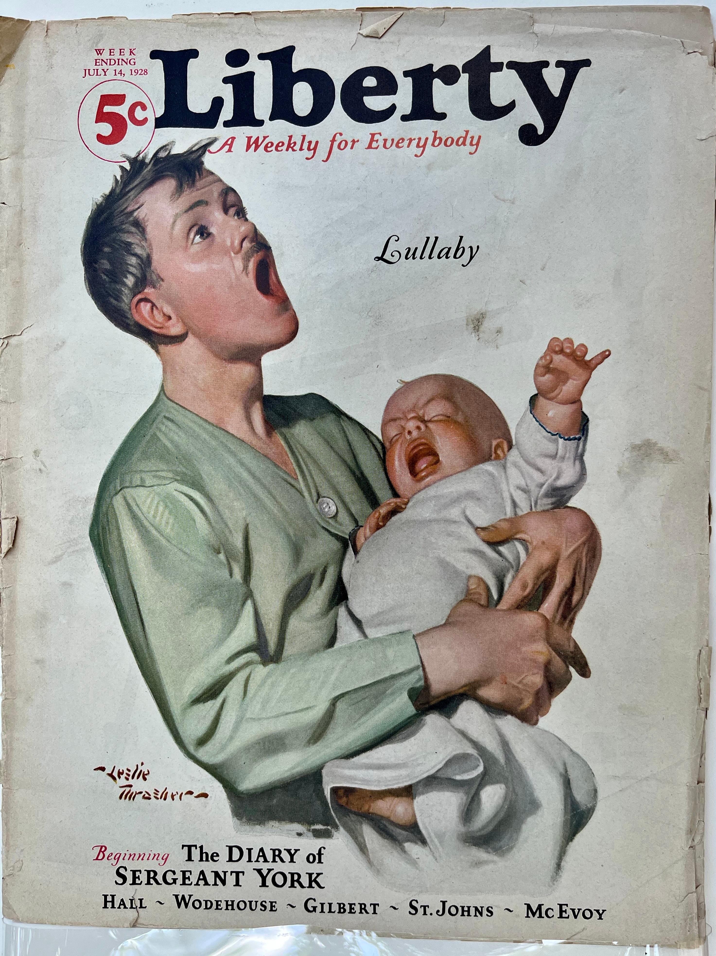 The New Father, Liberty Magazine Cover For Sale 3