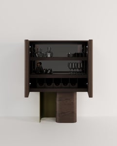 LESS Dry Bar Cabinet in American Walnut Wood