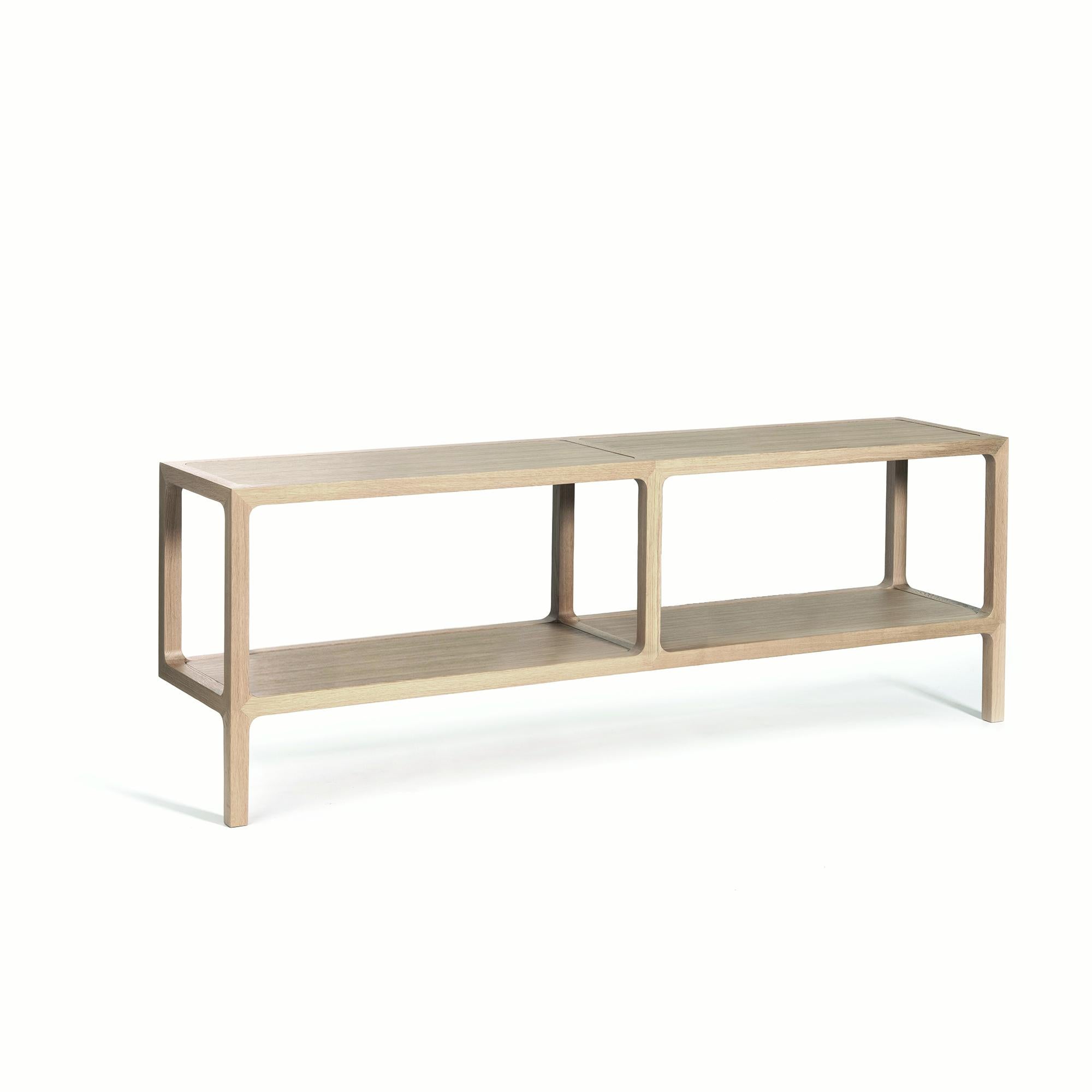 Contemporary Less Oak Cabinet by Mentemano For Sale