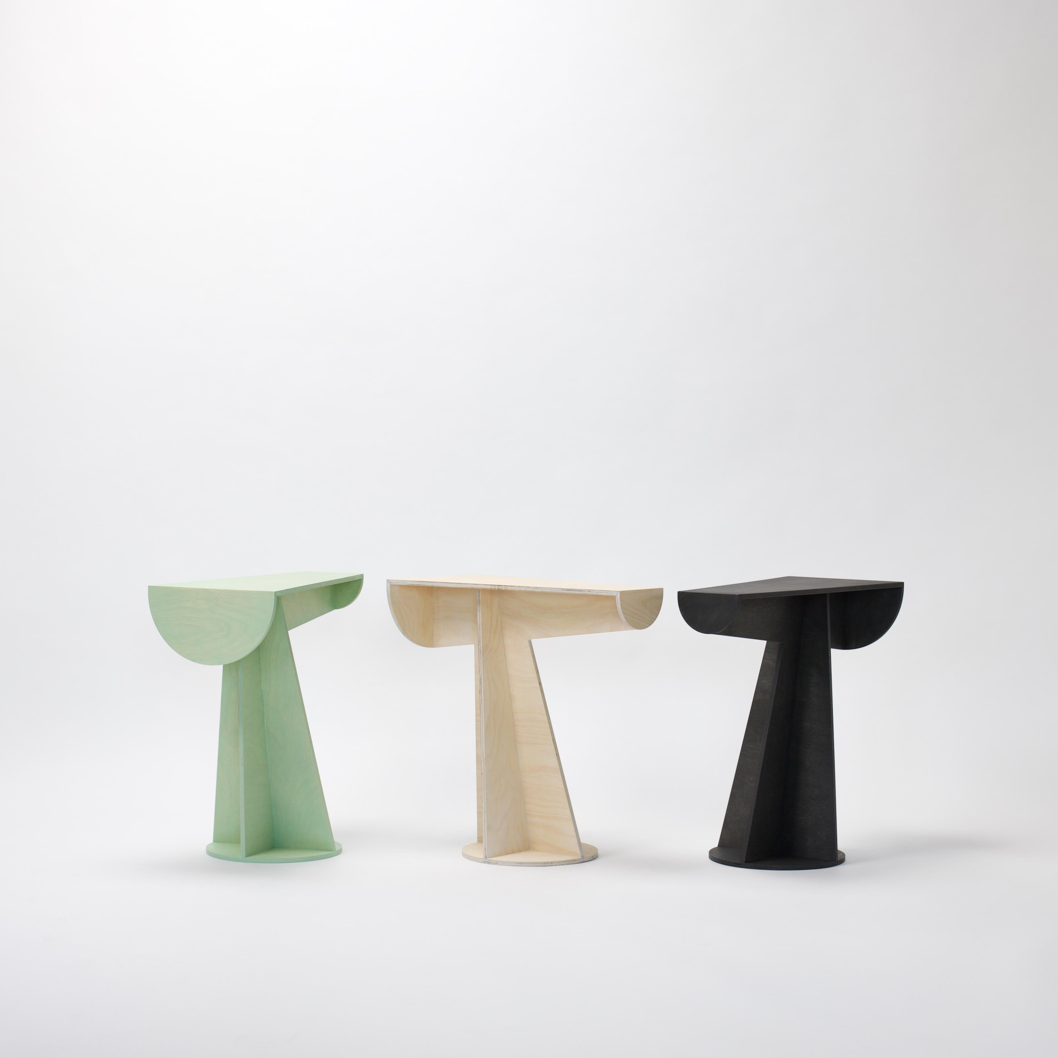 Plywood Less Side Table by Studio Yolk For Sale