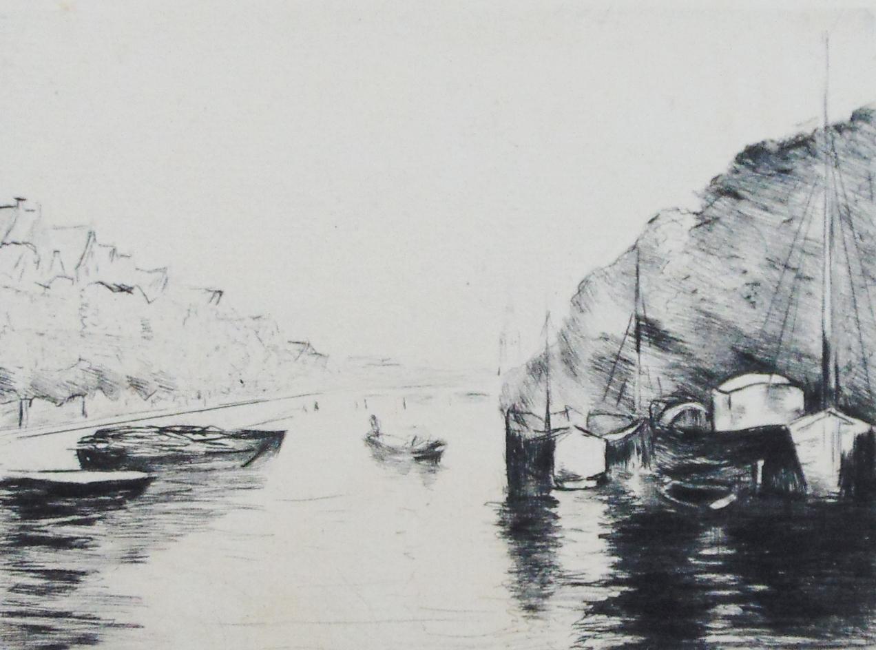 Dutch Themes - 7 Etchings German Impressionism For Sale 4