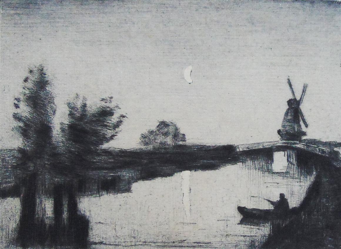 Dutch Themes - 7 Etchings German Impressionism For Sale 5