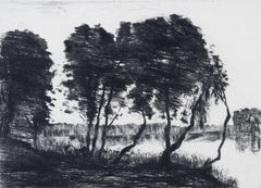Árboles a orillas del Grunewaldsee, de: Impresiones de Berlín - Berlín alemán