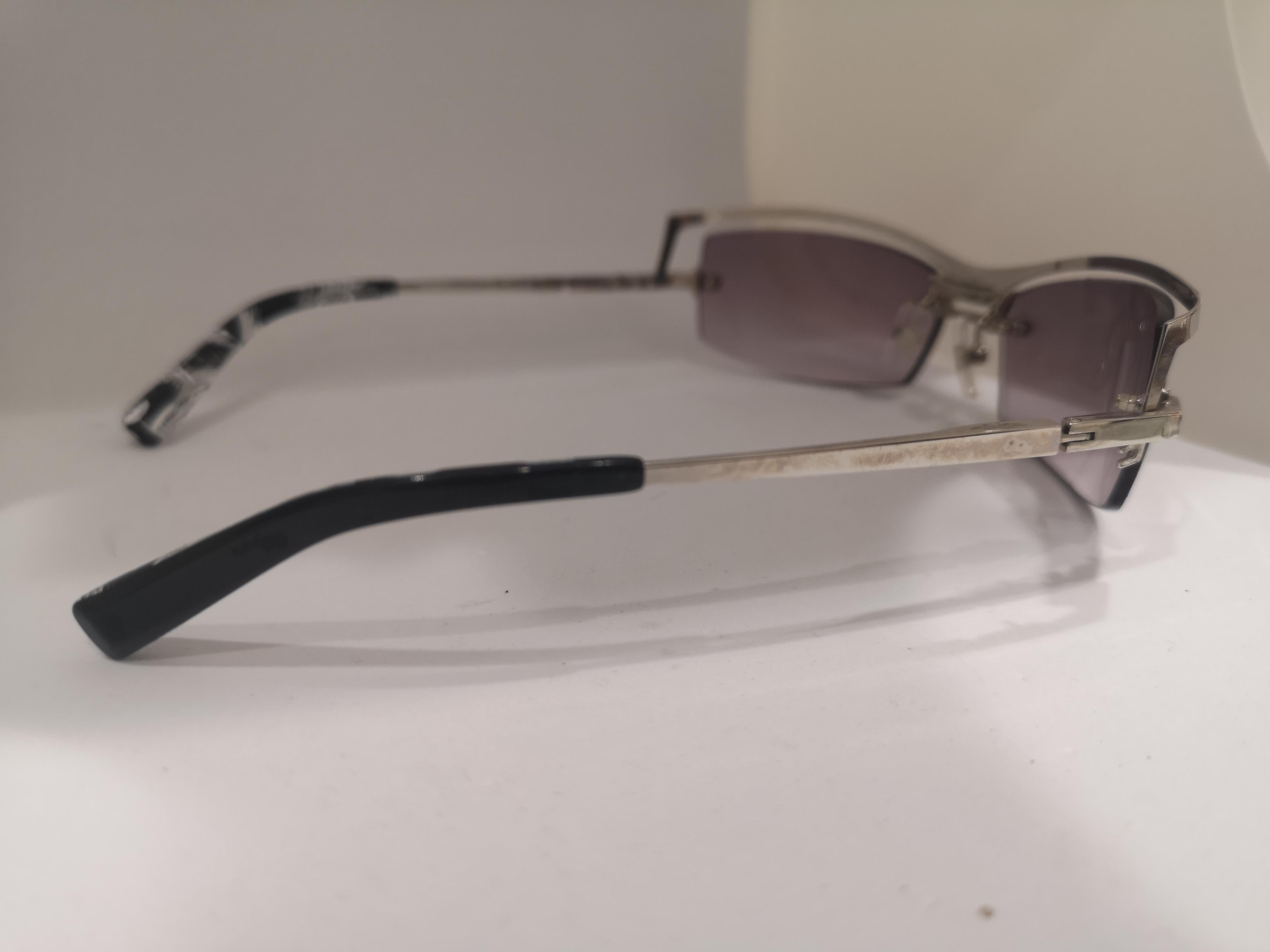Lessthanhuman purple lens silver sunglasses In Good Condition In Capri, IT